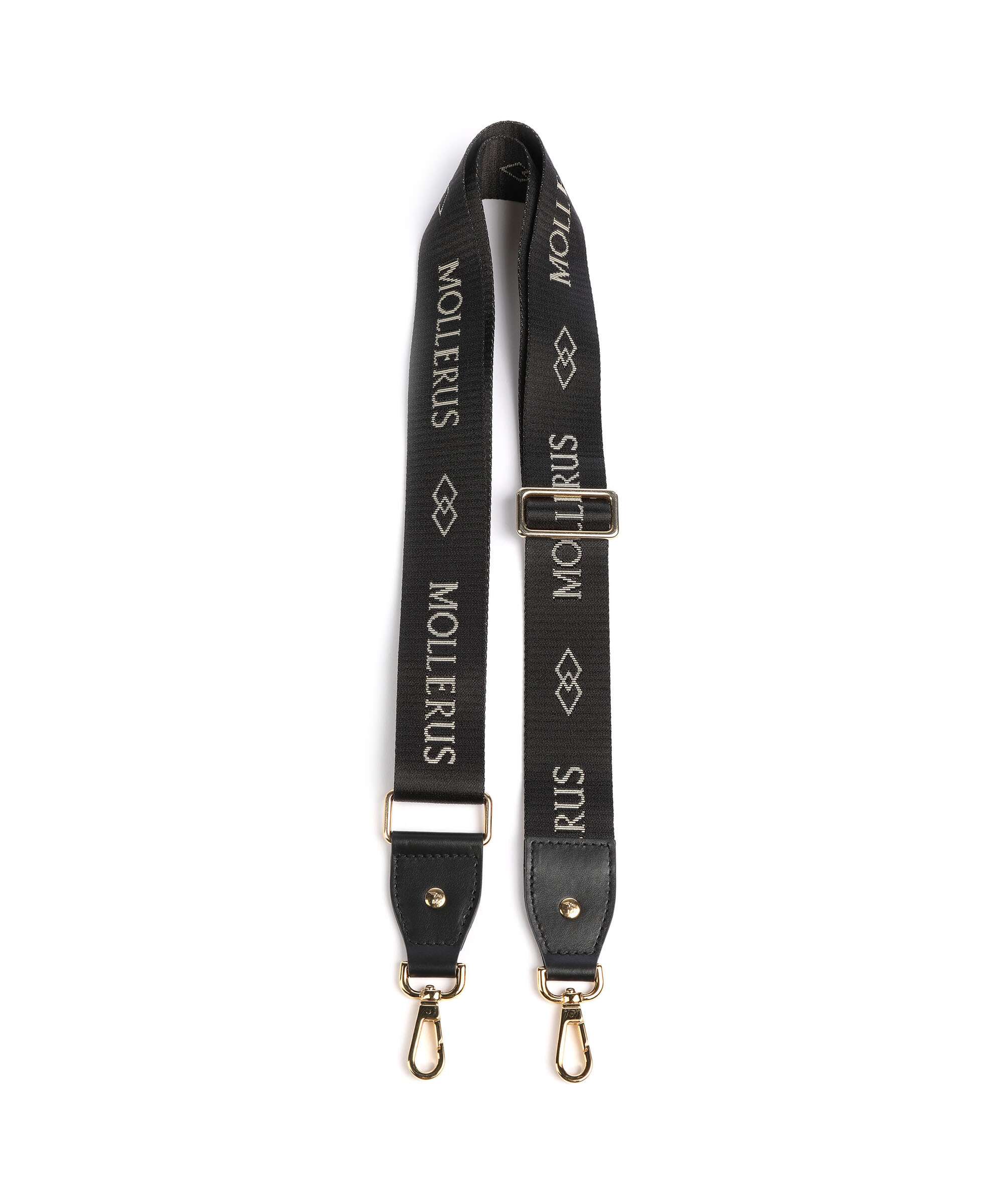 Maison Mollerus Aladdin Pasek do torebki black/gold