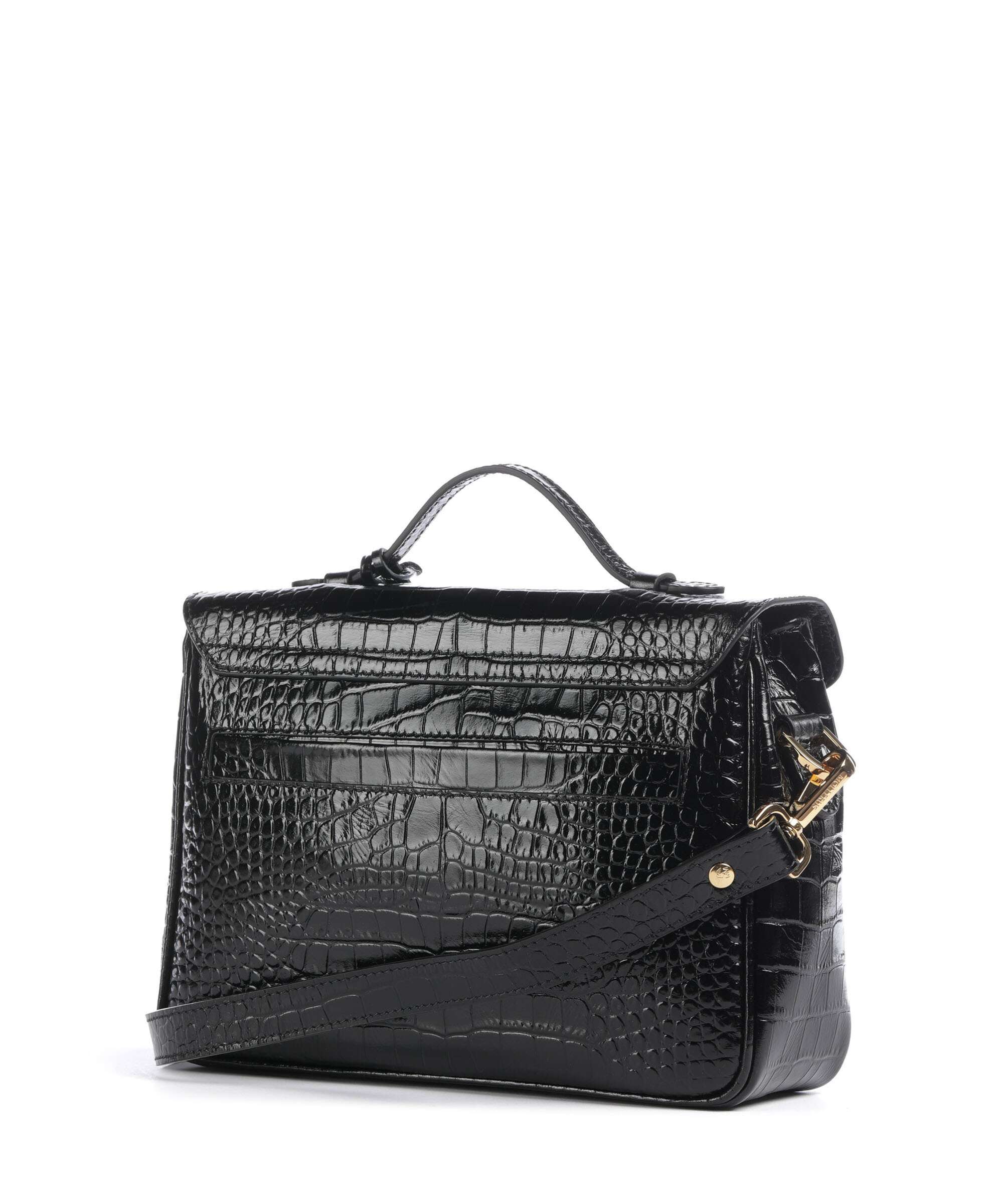 Maison Mollerus Croco Marly Torba przez ramię classic schwarz - Image 2