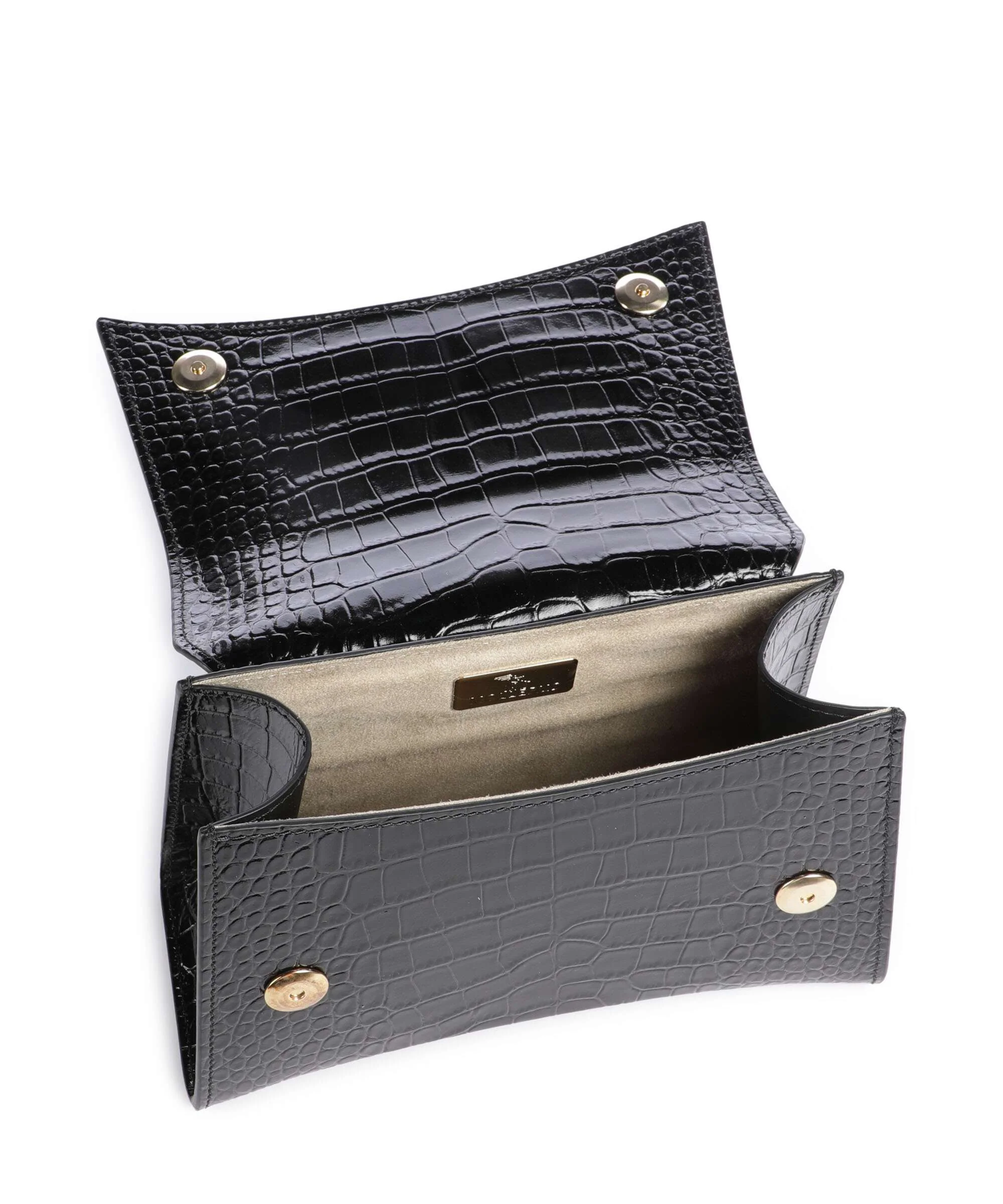 Maison Mollerus Croco Romont Torebka classic schwarz - Image 6