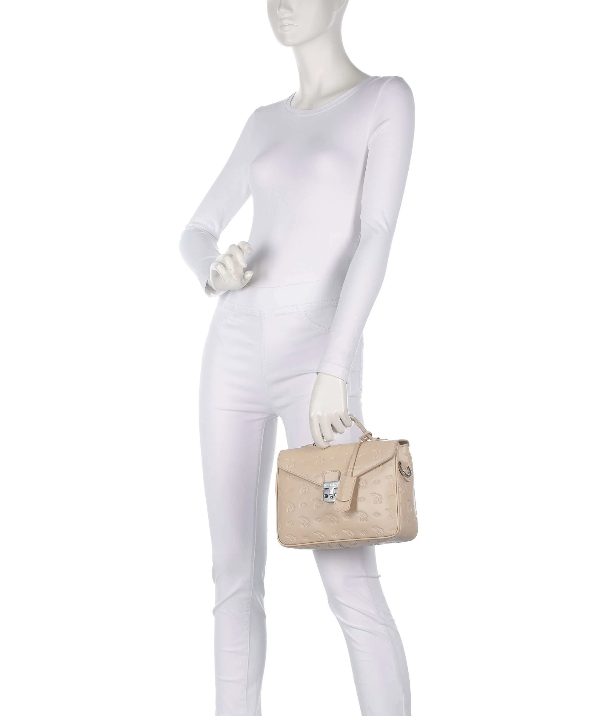 Maison Mollerus Stampato Marly Torba przez ramię vanilla beige - Image 3