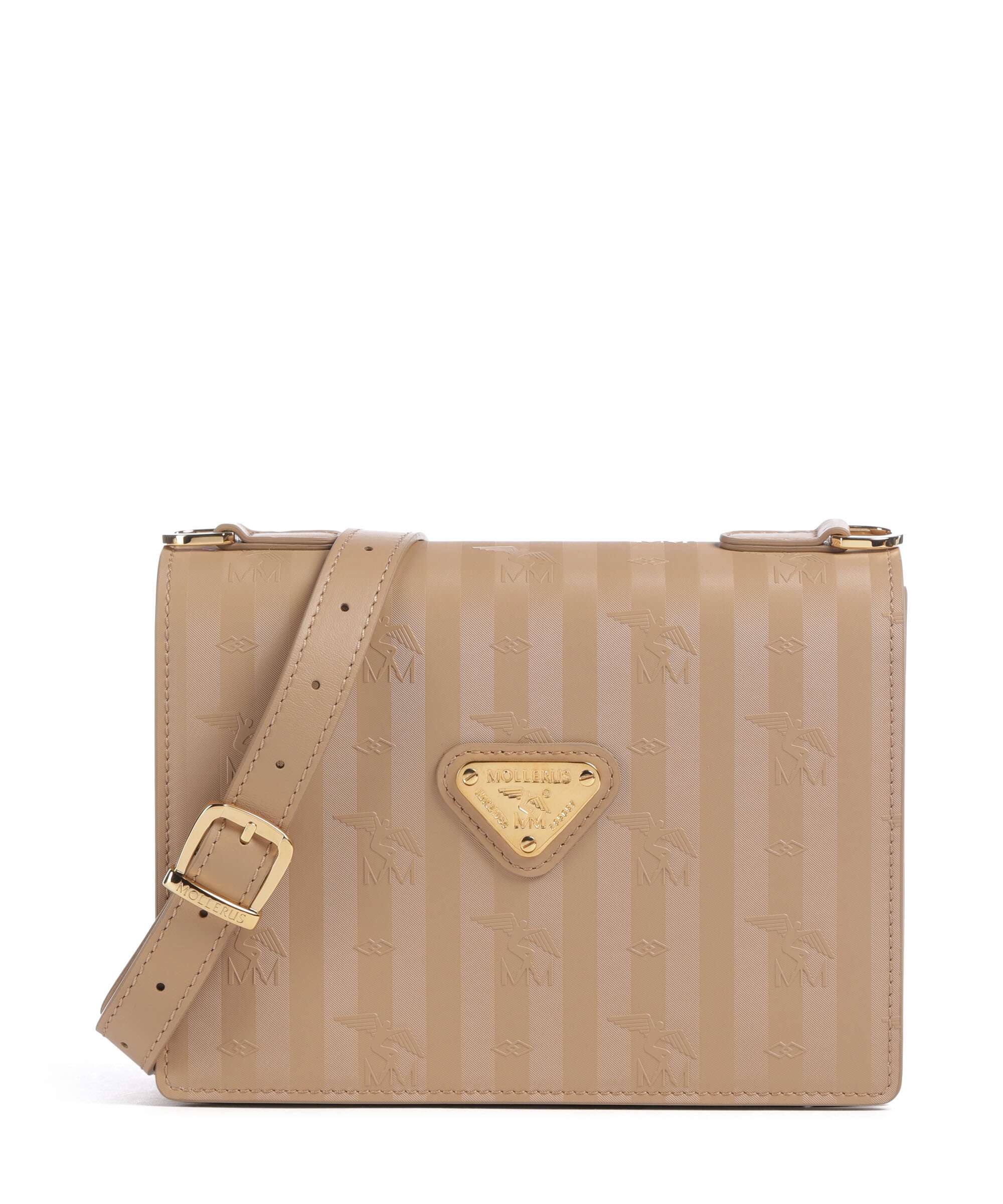 Maison Mollerus Vinerus Melide Torba przez ramię cappuccino beige/nastro