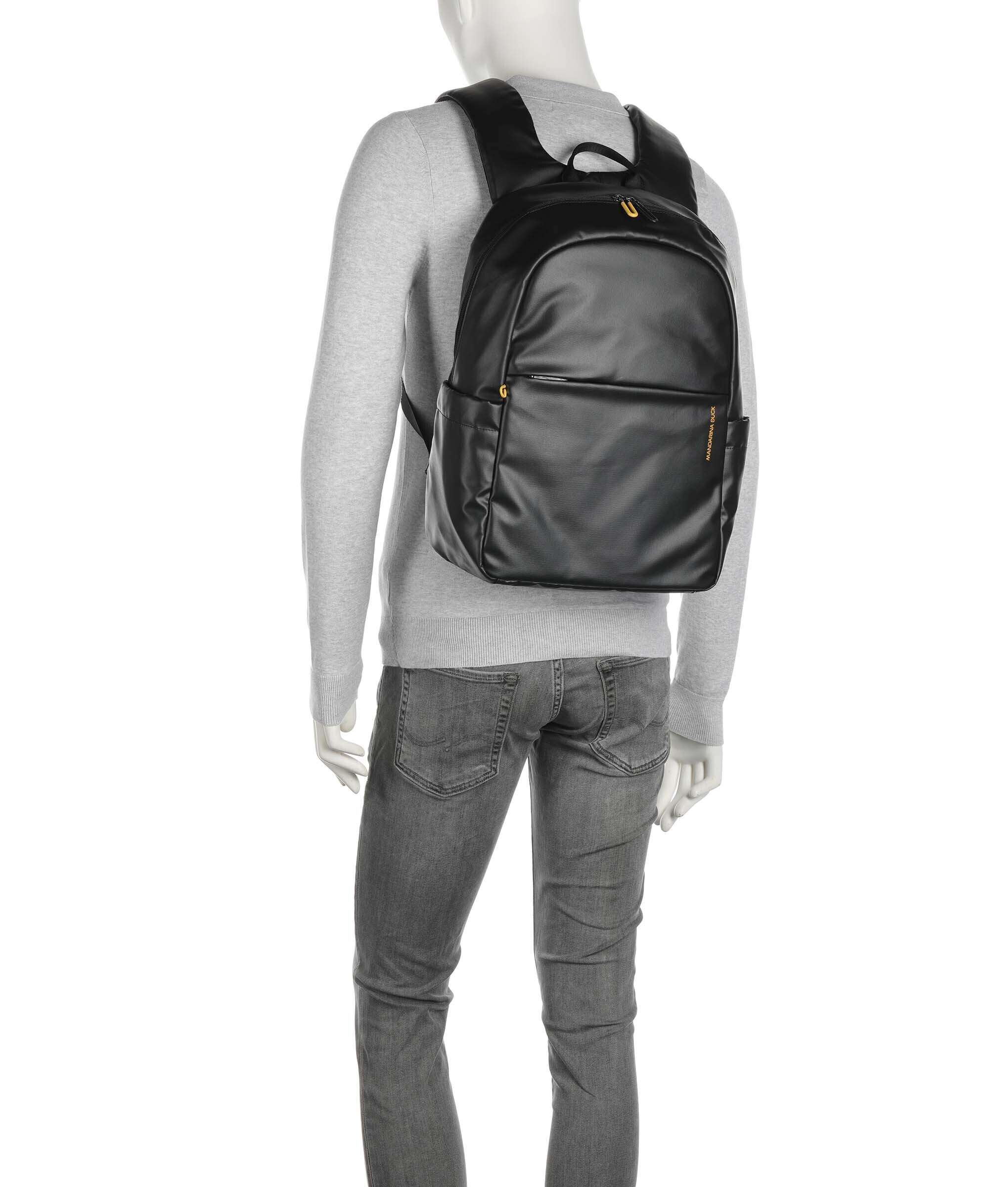 Mandarina Duck Eco Coated Plecak na laptopa black - Image 4