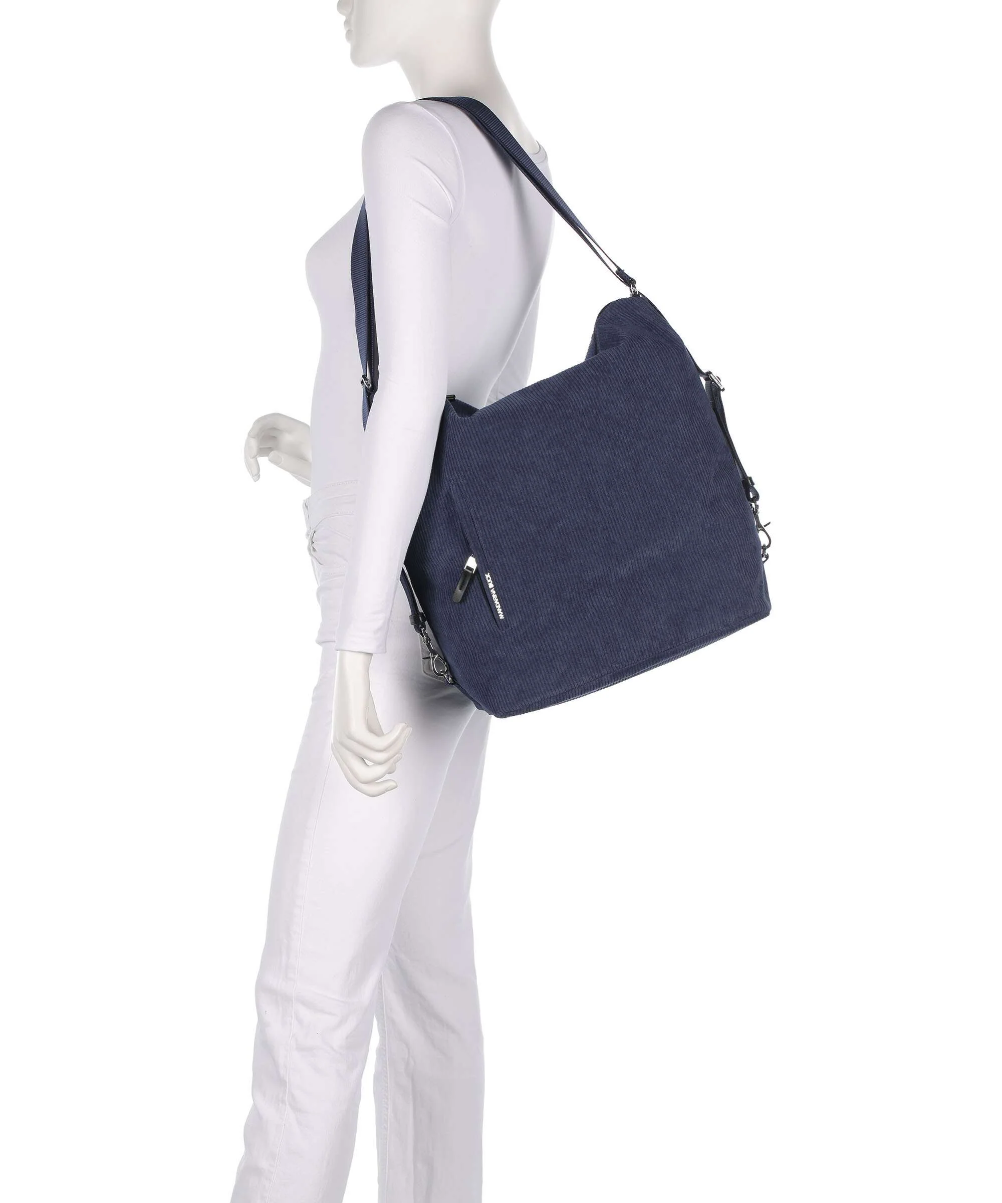 Mandarina Duck Hunter Velvet Plecak-torba blue wing - Image 3