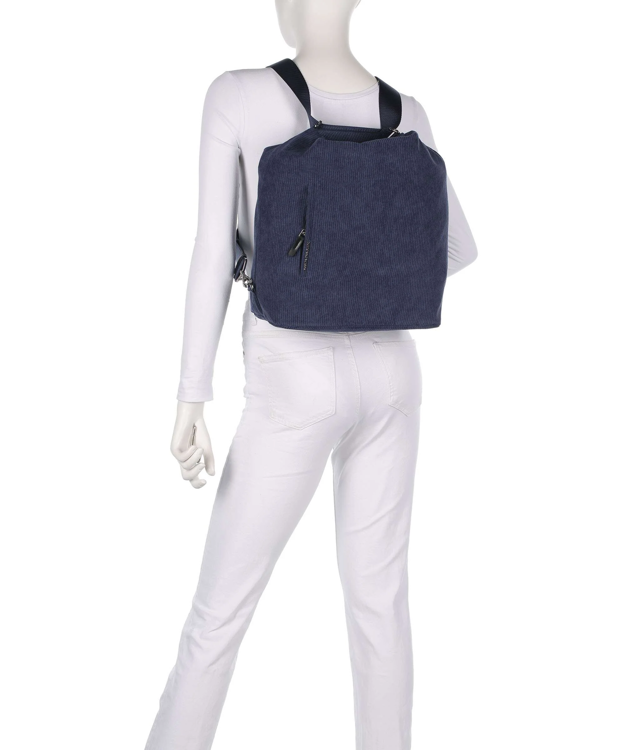 Mandarina Duck Hunter Velvet Plecak-torba blue wing - Image 4