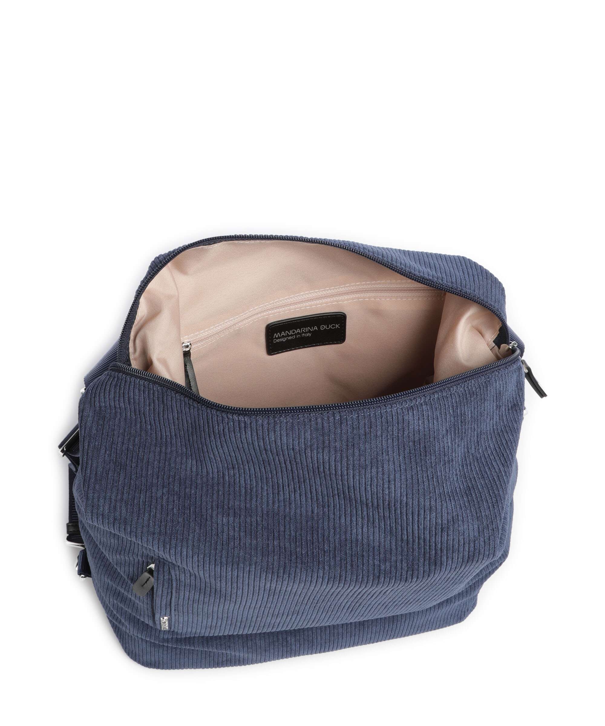 Mandarina Duck Hunter Velvet Plecak-torba blue wing - Image 7