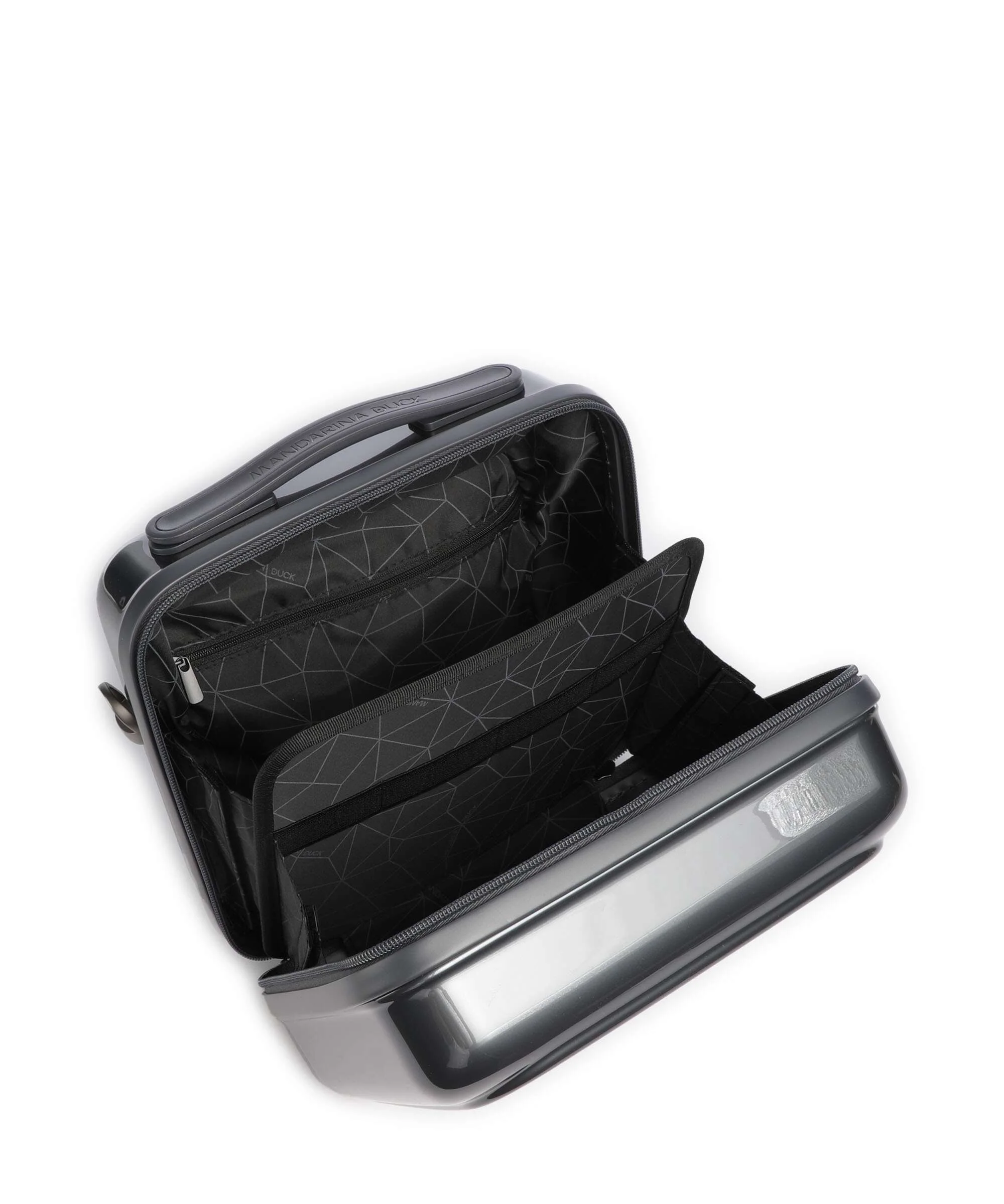 Mandarina Duck Logoduck+ Metal Kuferek na kosmetyki anthracite - Image 5