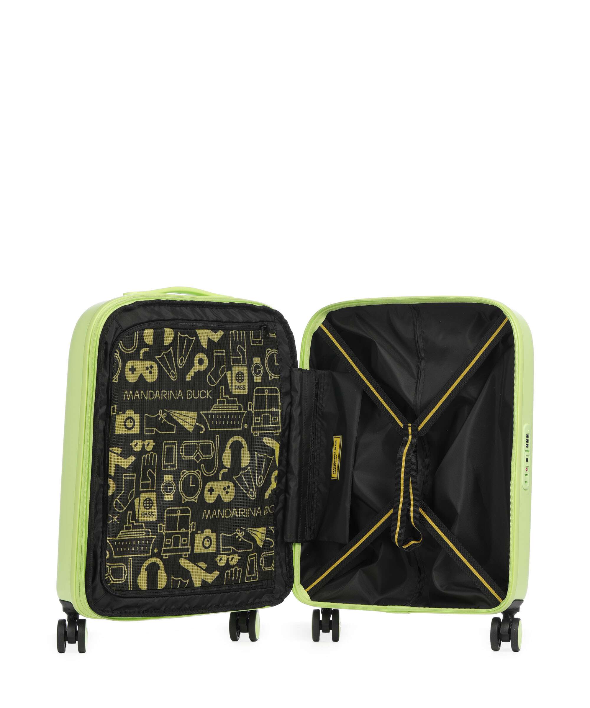 Mandarina Duck Logoduck+ Walizka na 4 kołach matcha - Image 6