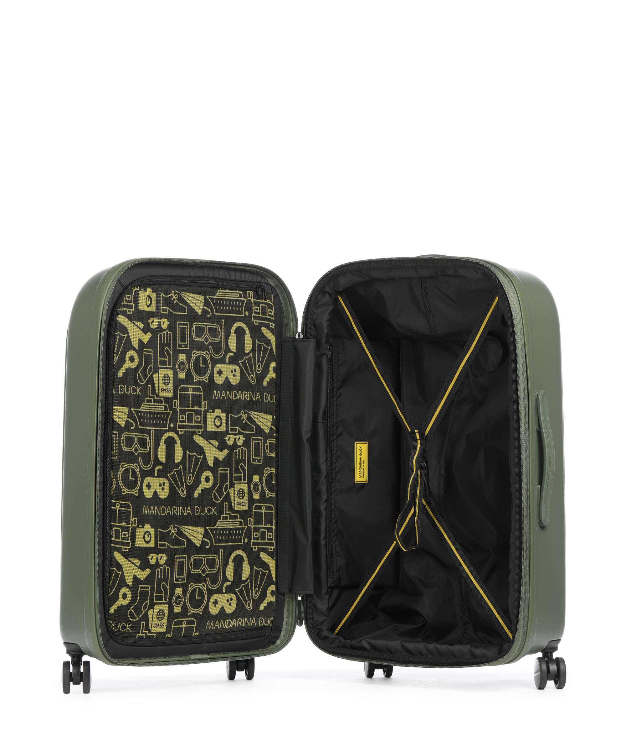 Mandarina Duck Logoduck+ Walizka na 4 kołach pine green - Image 6