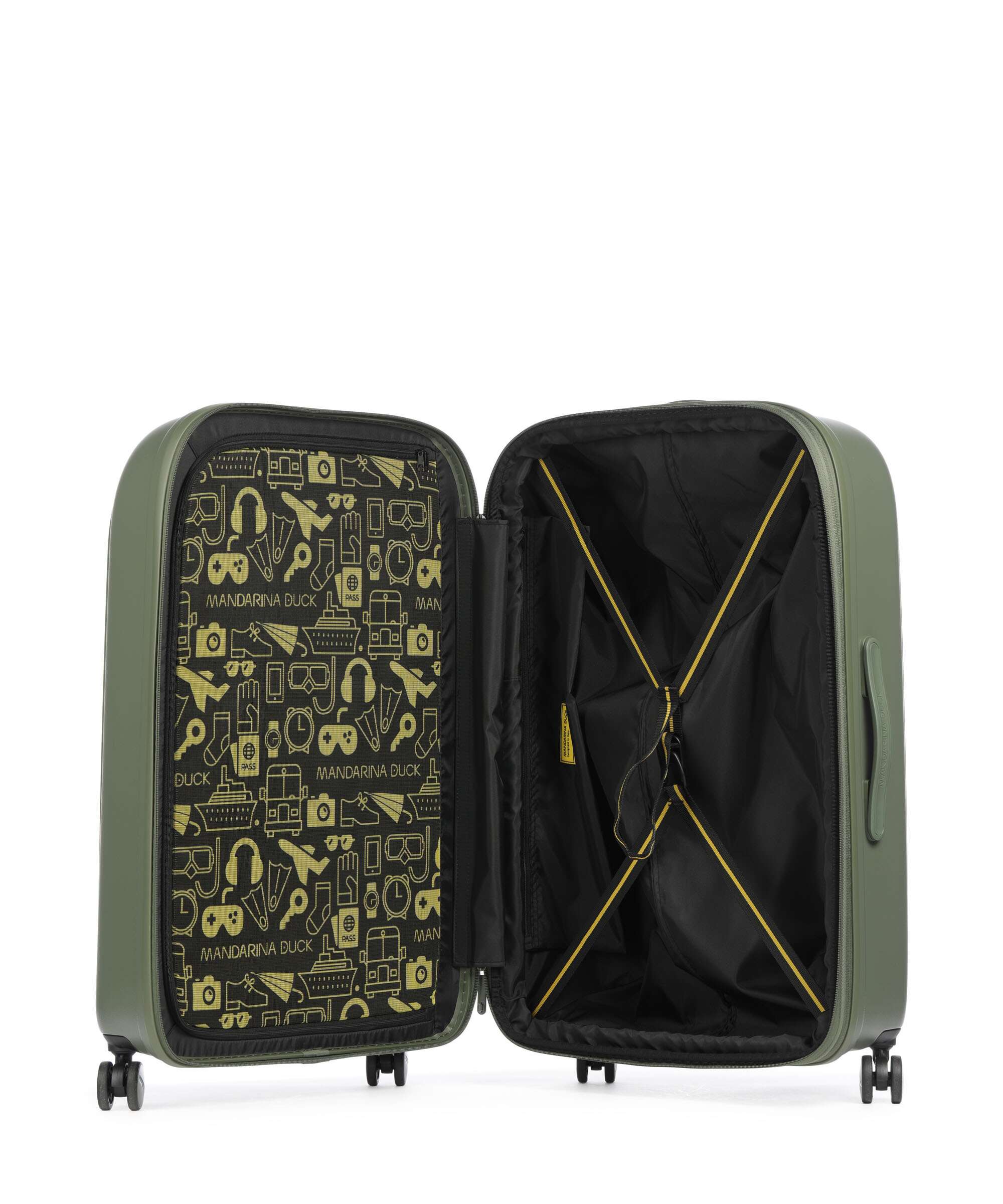Mandarina Duck Logoduck+ Walizka na 4 kołach pine green - Image 6