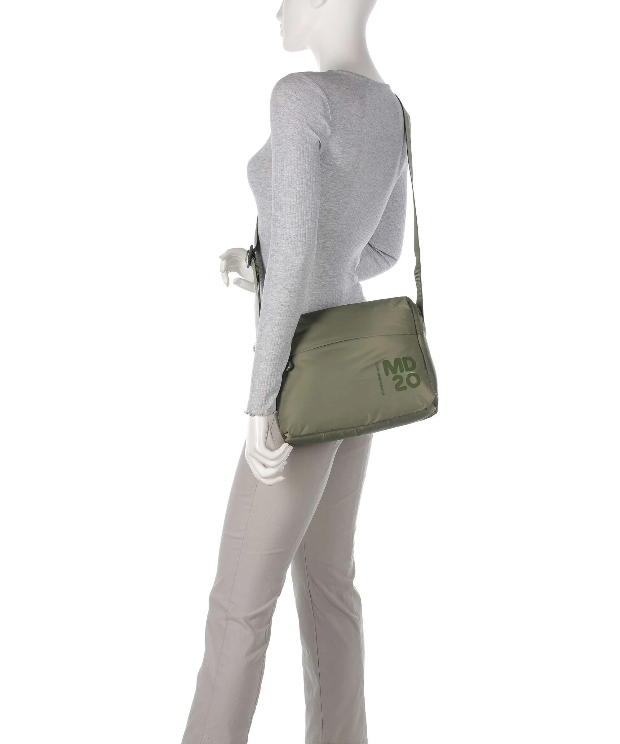 Mandarina Duck MD20 Balloon Torba na ramię military green - Image 3