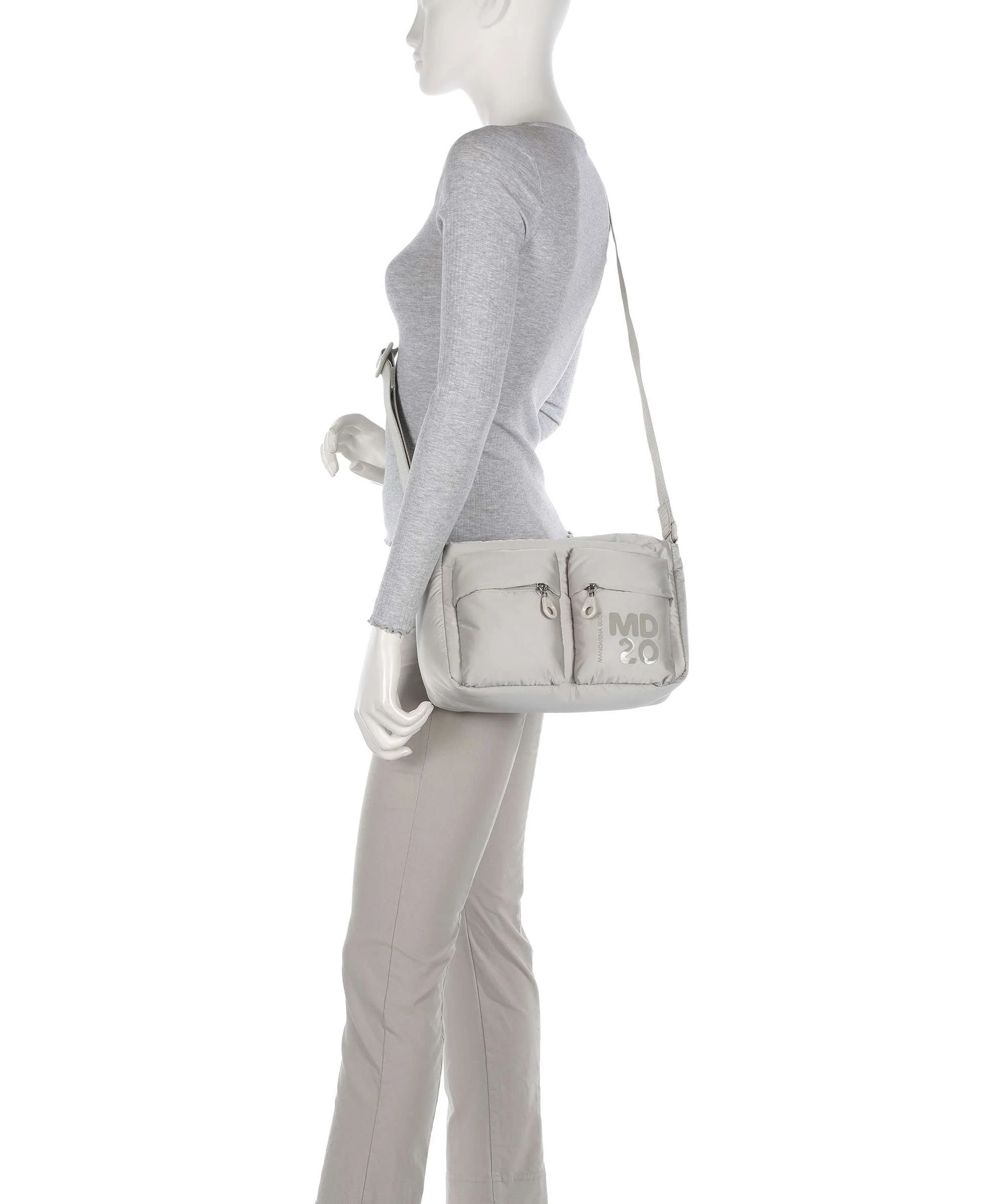 Mandarina Duck MD20 Balloon Torba przez ramię sage gray - Image 3
