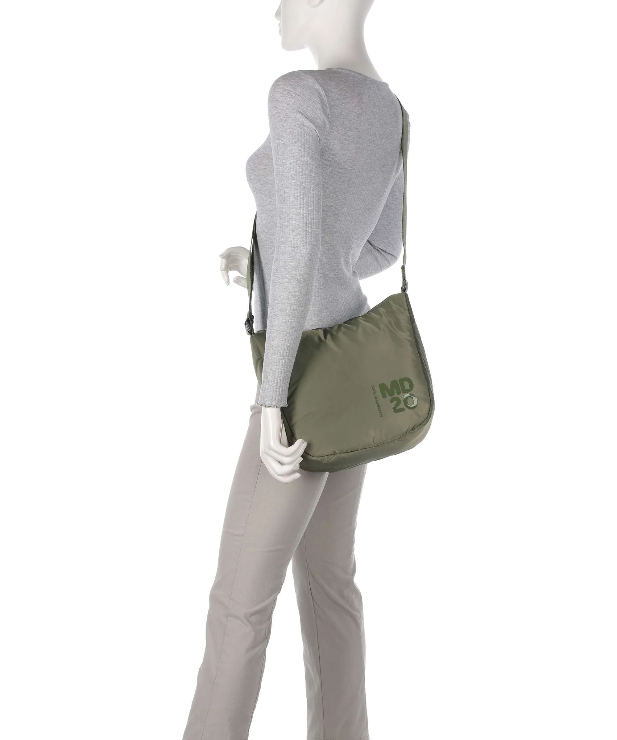 Mandarina Duck MD20 Balloon Torba przez ramię military green - Image 3