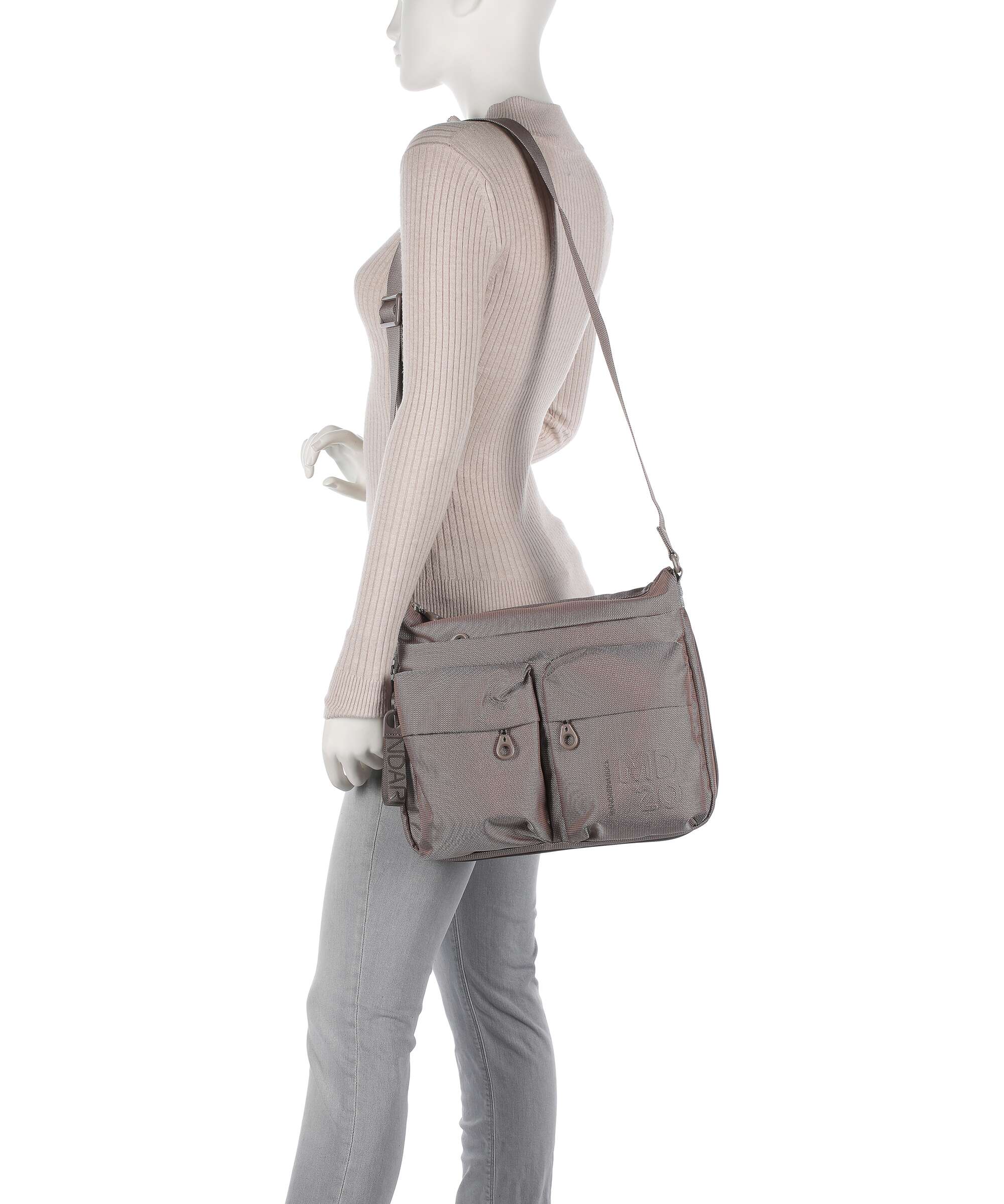 Mandarina Duck MD20 Torba przez ramię taupe - Image 3