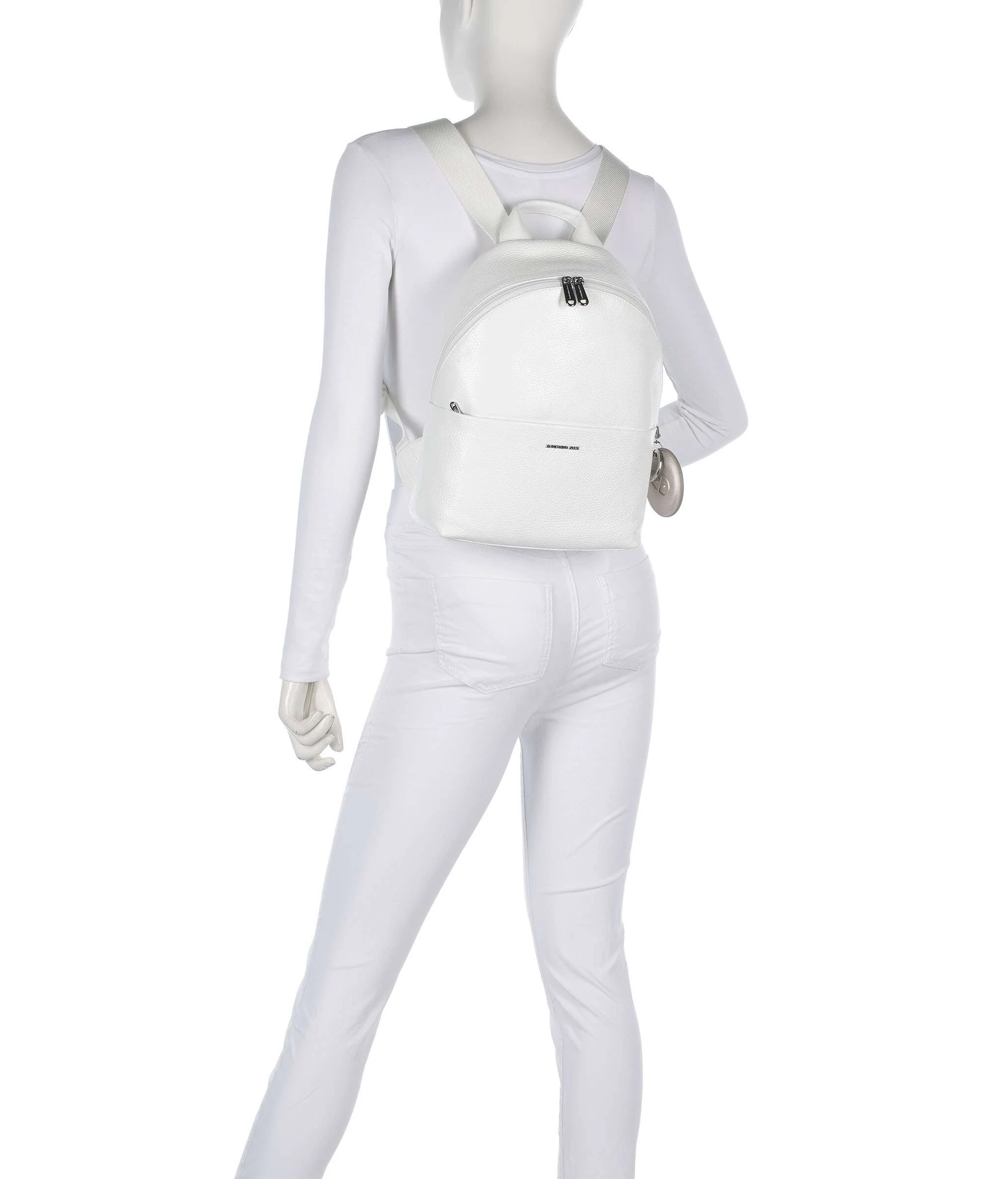 Mandarina Duck Mellow Leather Plecak blanc - Image 3