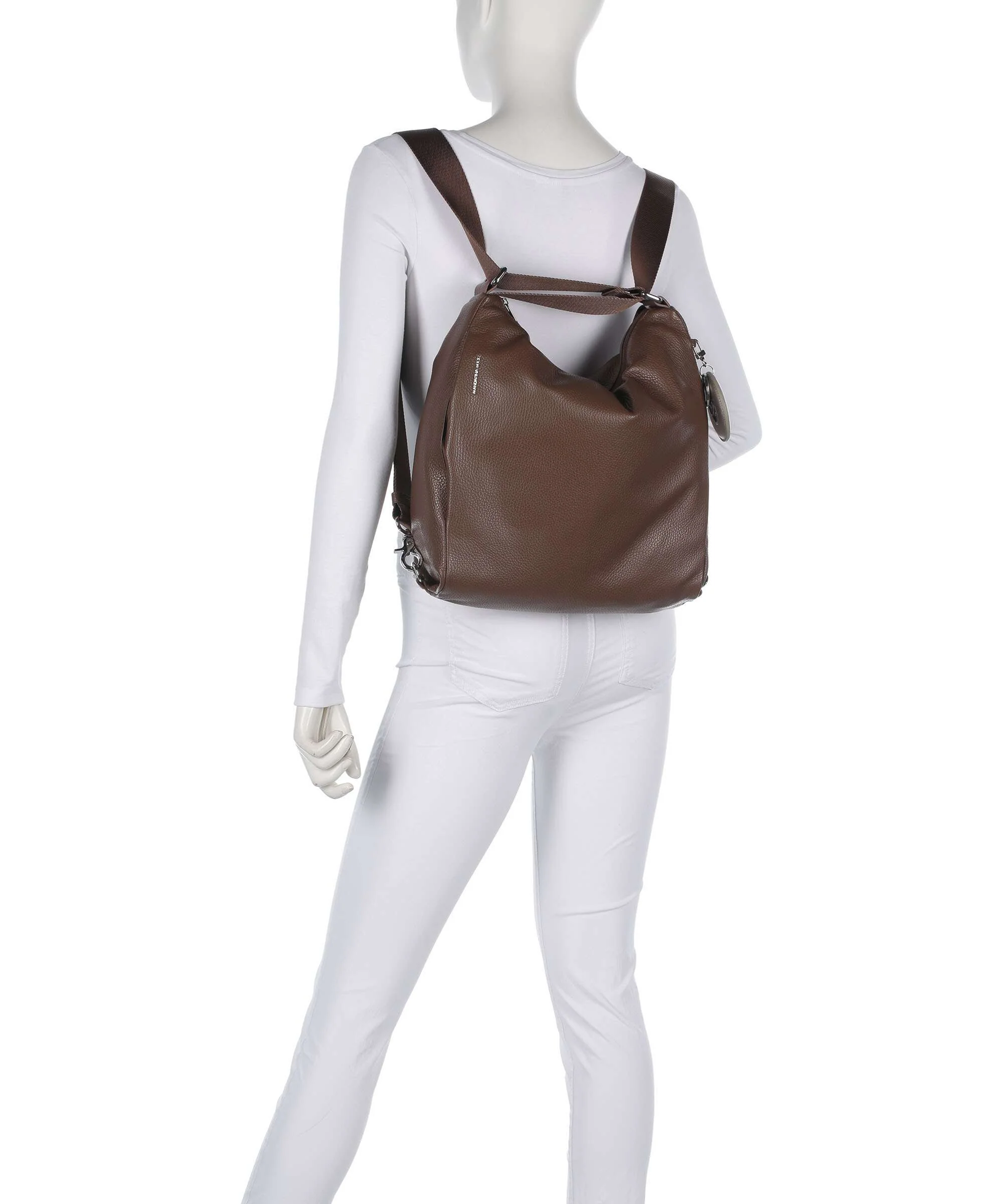 Mandarina Duck Mellow Leather Plecak-torba milk chocolate - Image 3