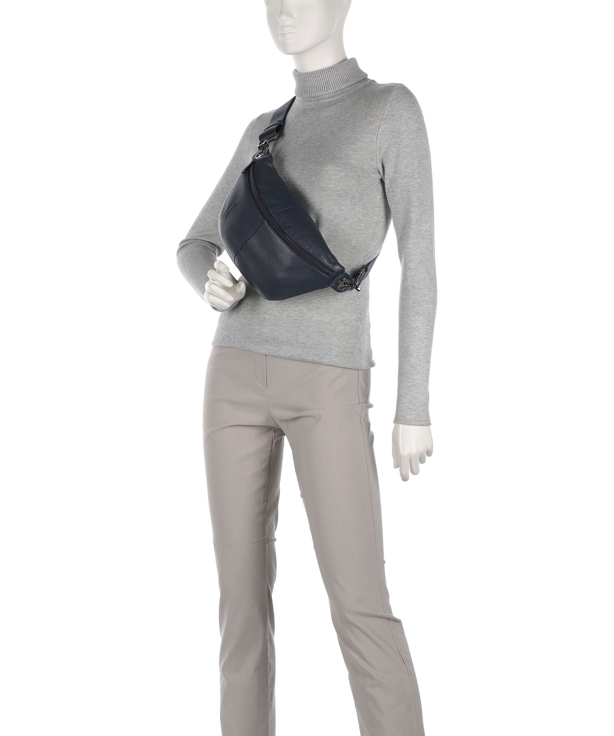 Mandarina Duck Mellow Leather Saszetka nerka dress blue - Image 4