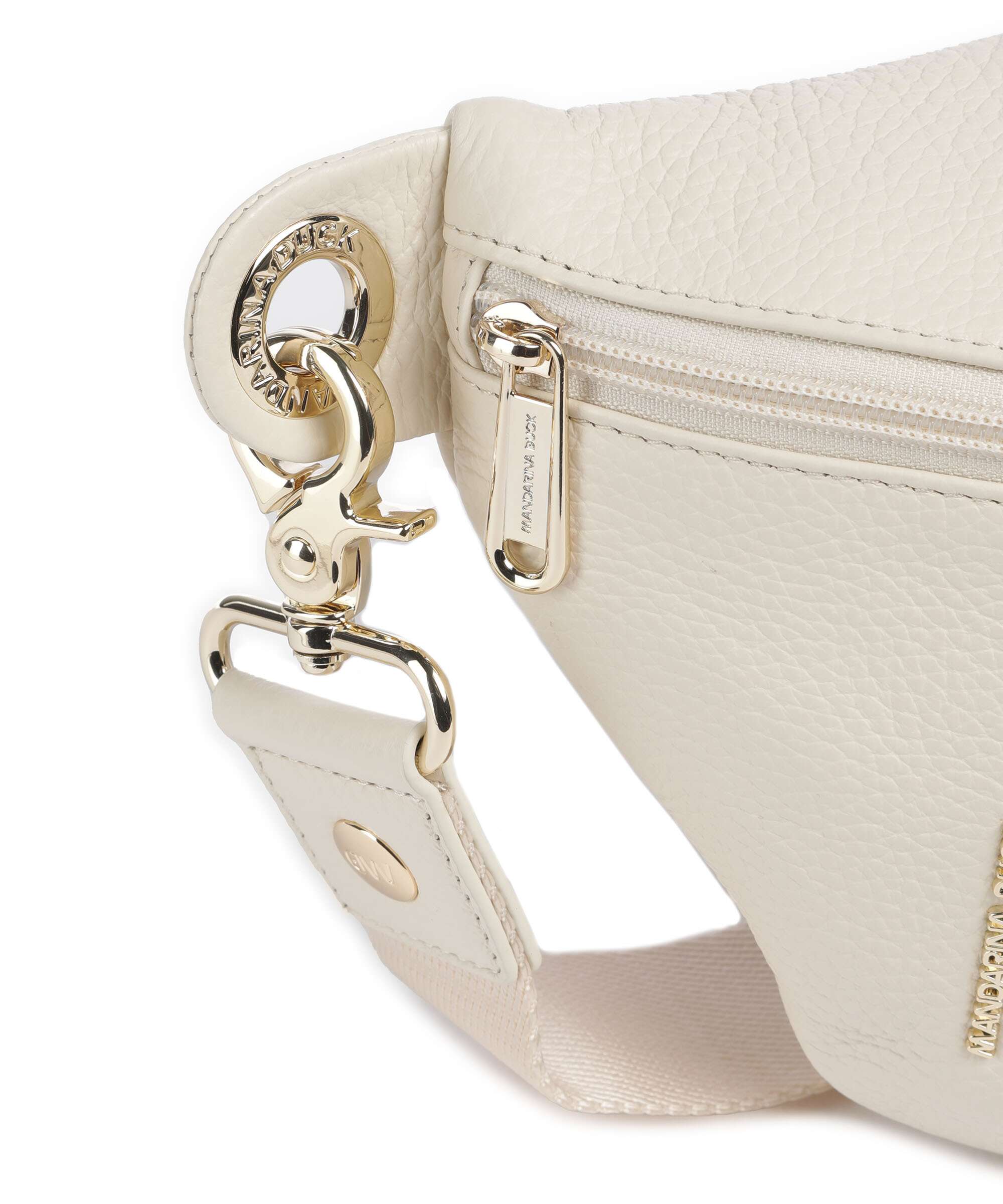 Mandarina Duck Mellow Leather Saszetka nerka almond - Image 5