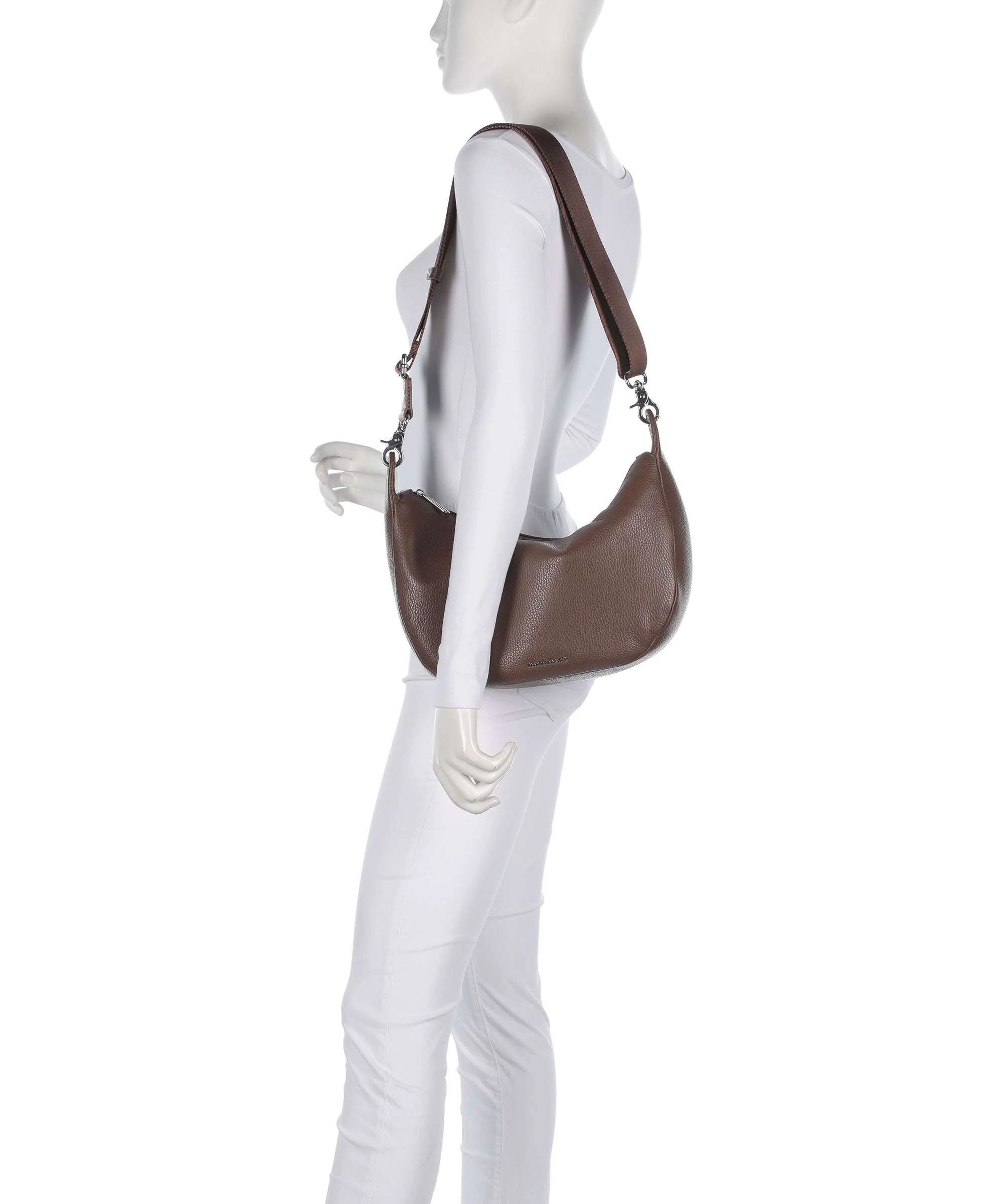 Mandarina Duck Mellow Leather Torba na ramię milk chocolate - Image 3