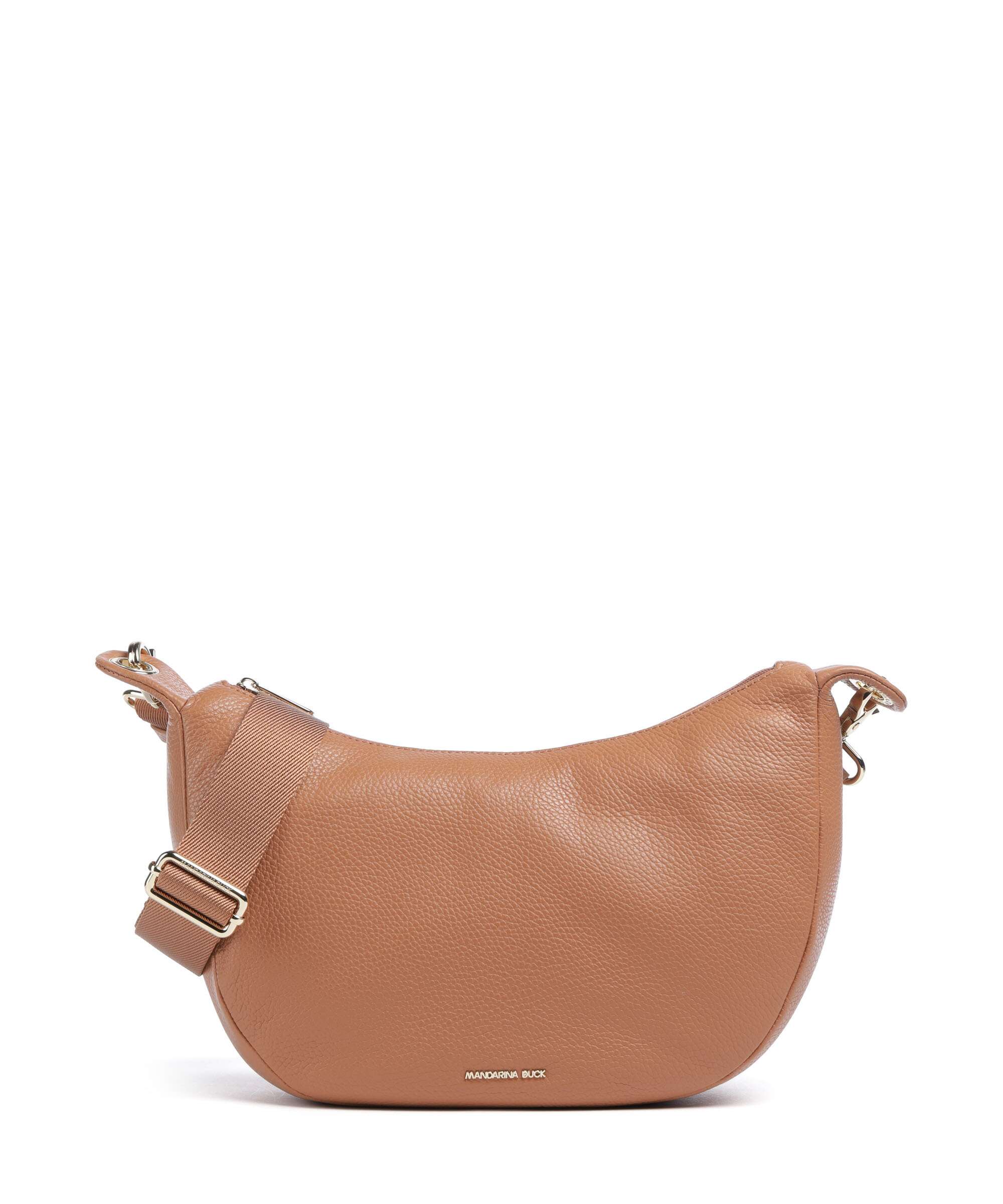 Mandarina Duck Mellow Leather Torba na ramię pecan nut