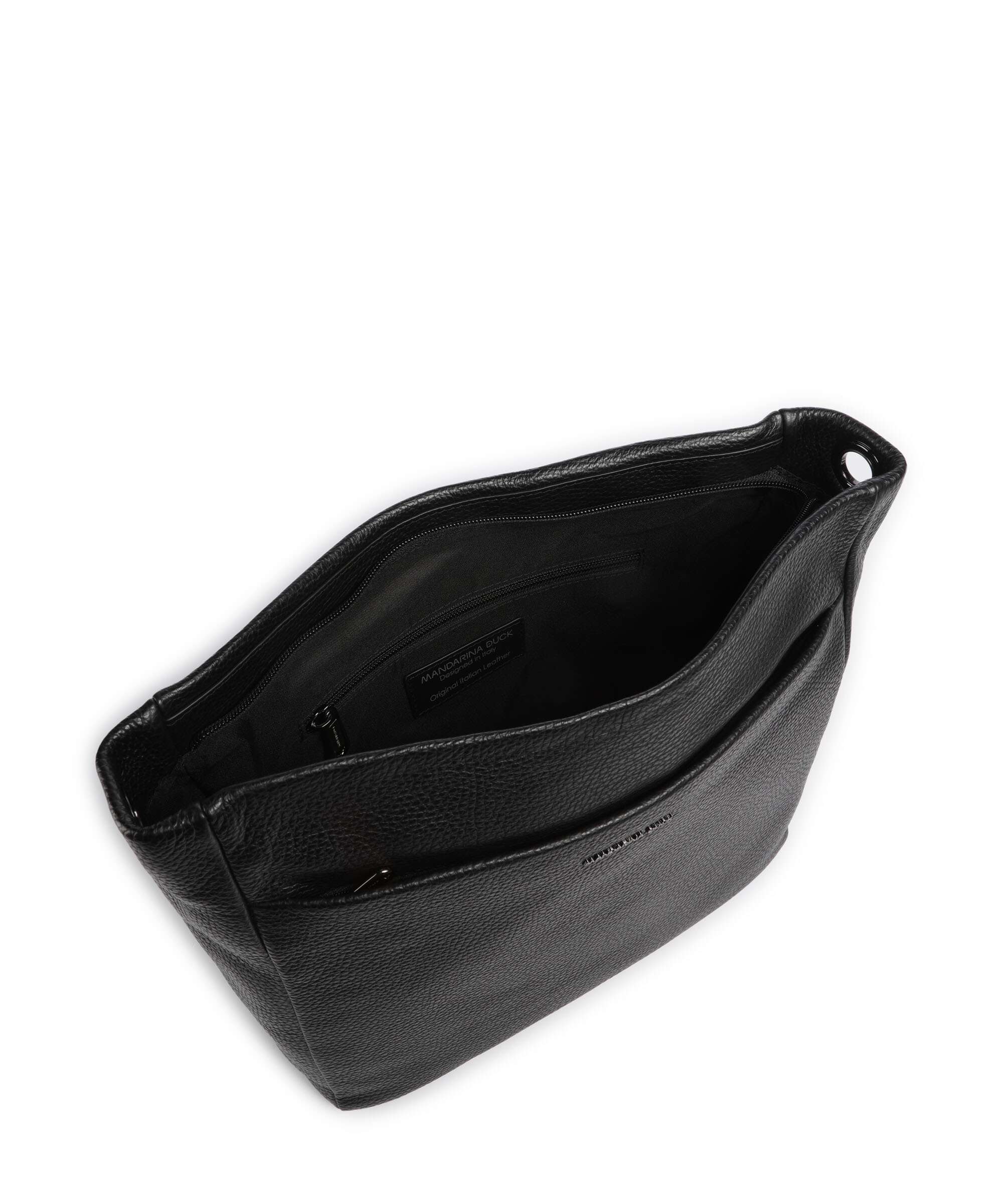 Mandarina Duck Mellow Leather Torba na ramię nero - Image 6