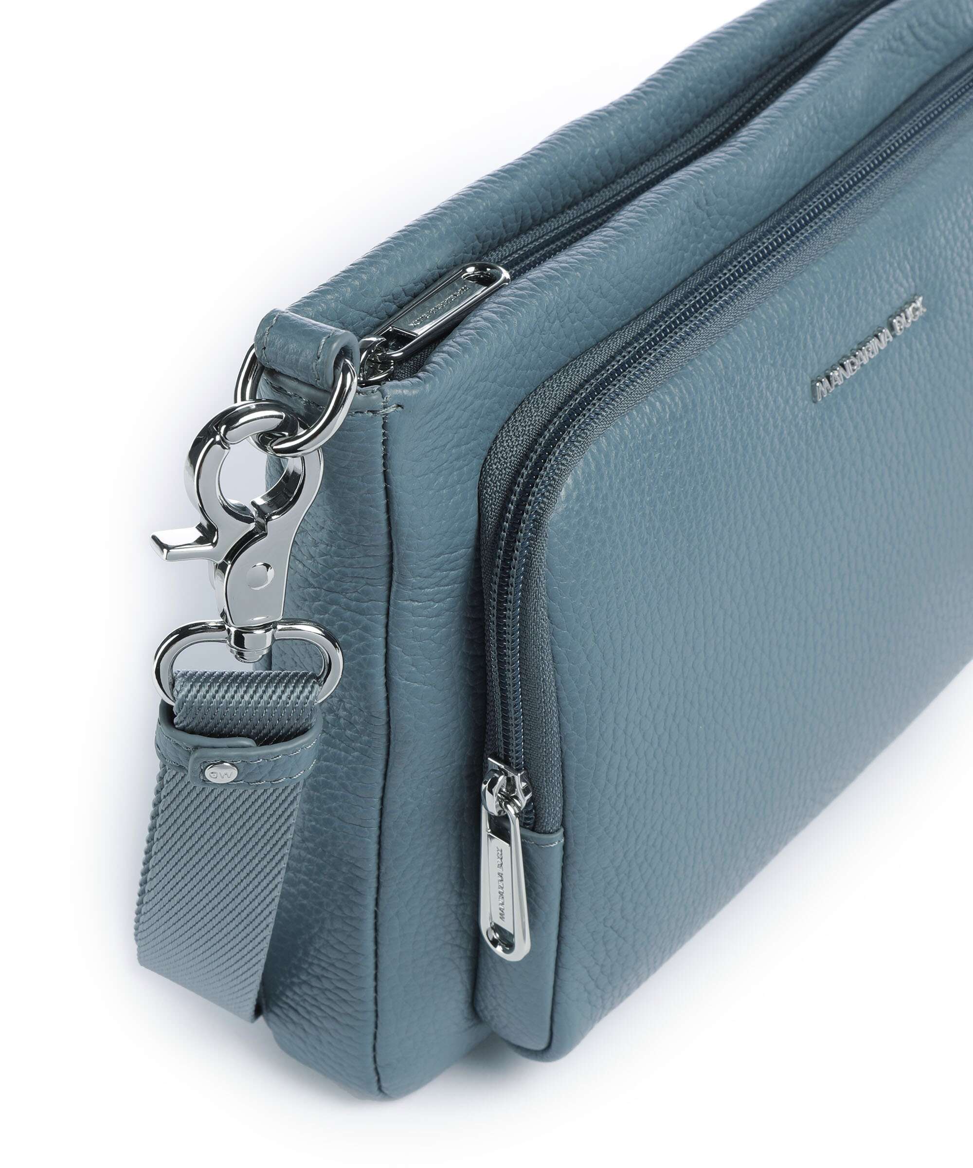 Mandarina Duck Mellow Leather Torba przez ramię iron - Image 4