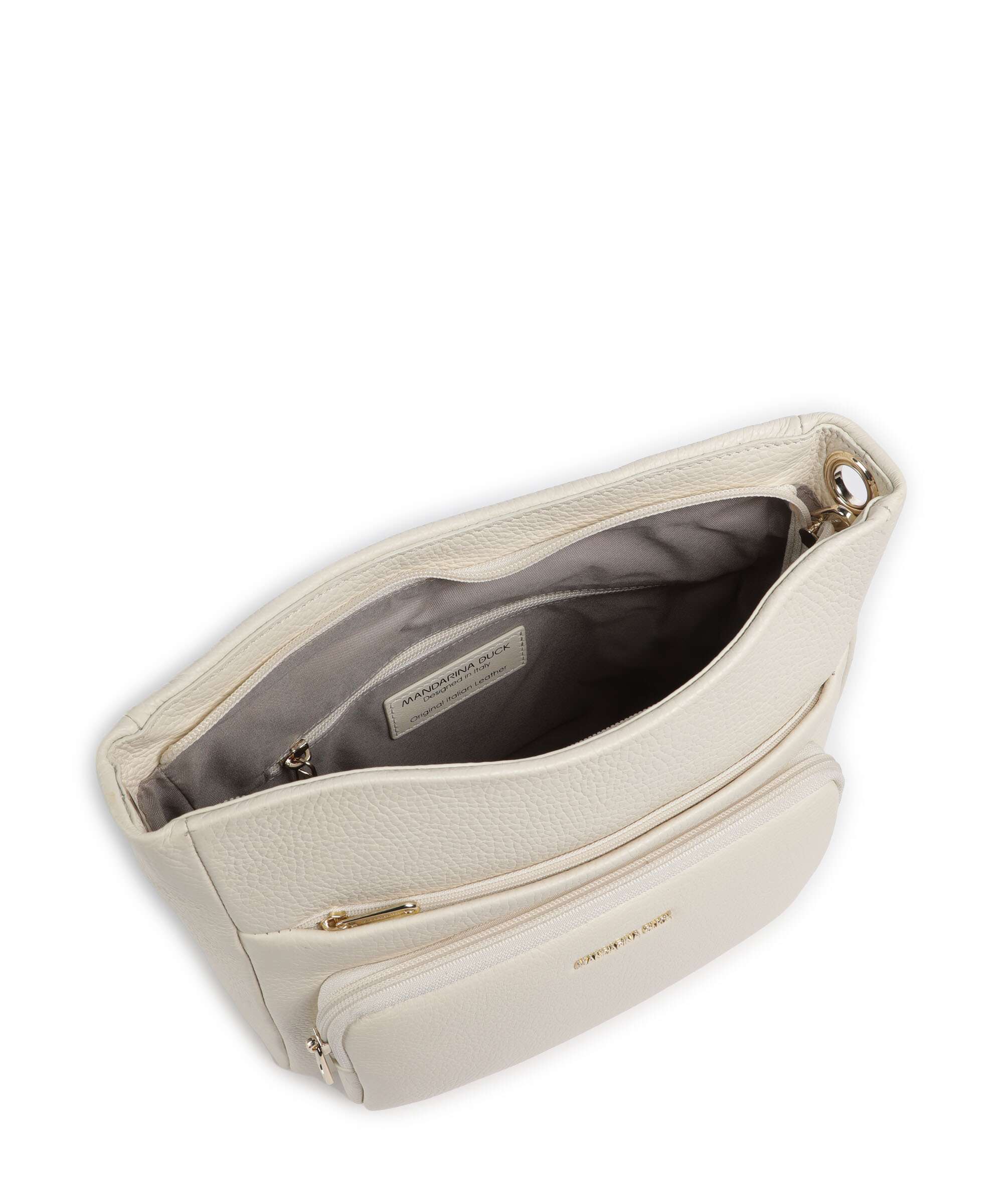 Mandarina Duck Mellow Leather Torba przez ramię almond - Image 6