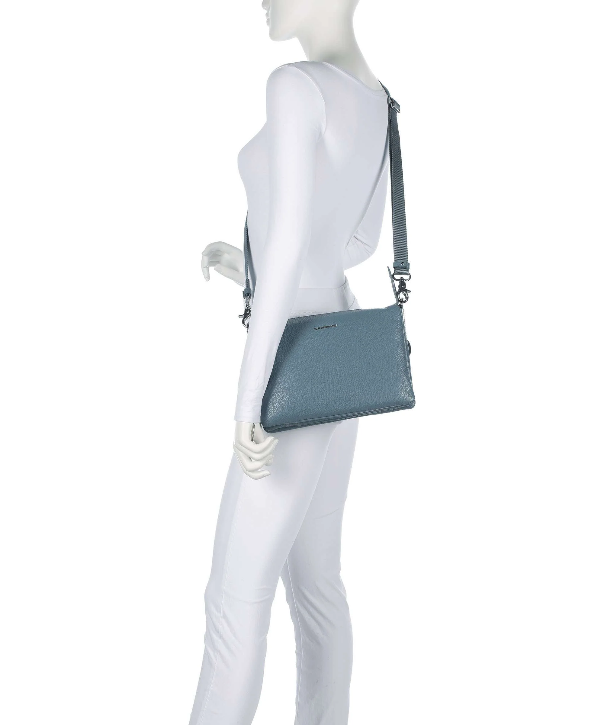 Mandarina Duck Mellow Leather Torba przez ramię iron - Image 3