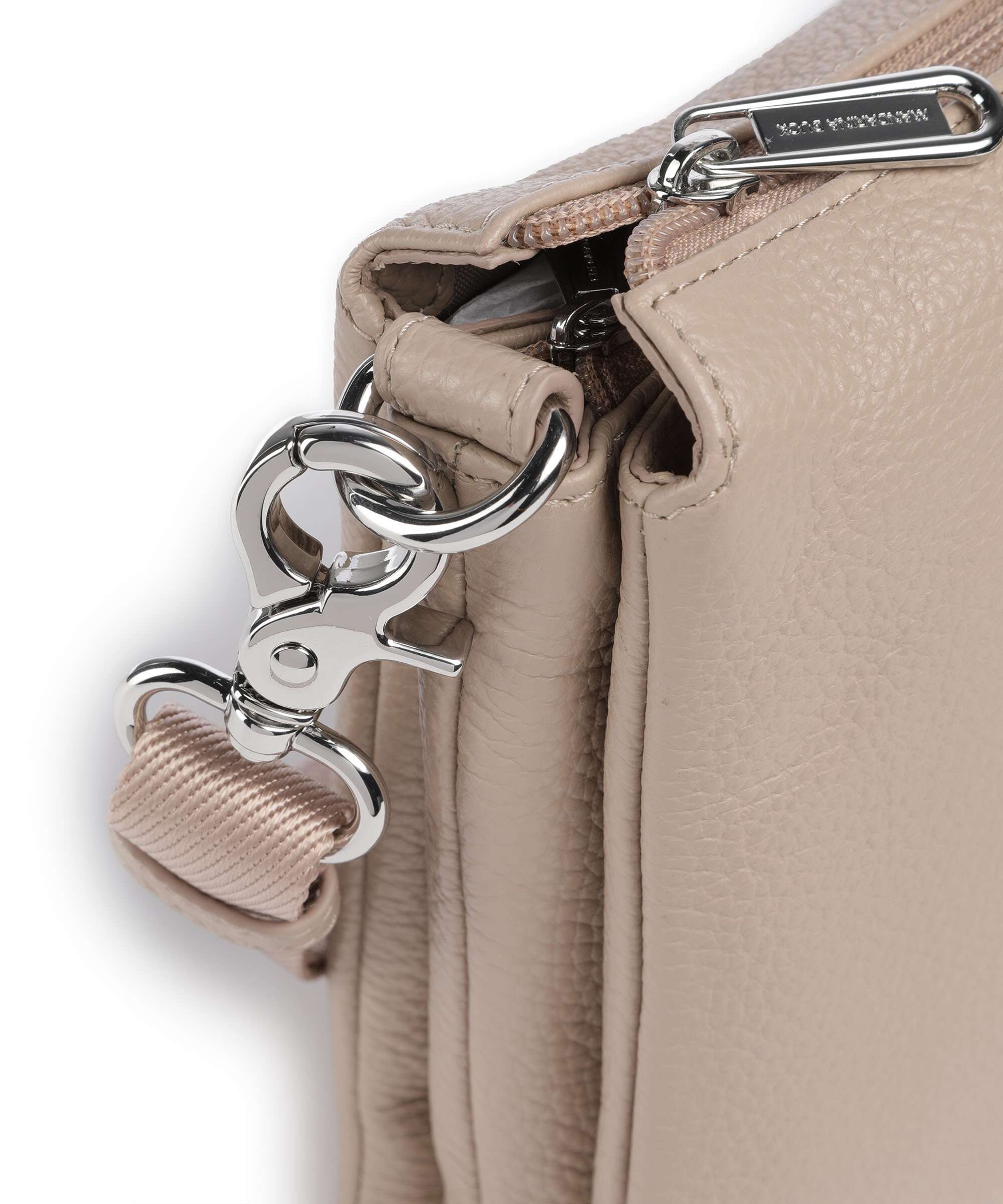 Mandarina Duck Mellow Leather Torba przez ramię warm taupe - Image 4