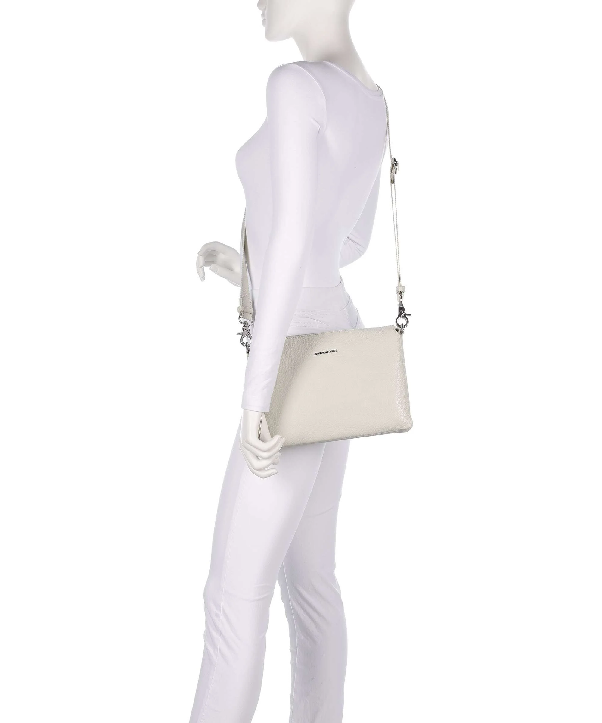 Mandarina Duck Mellow Leather Torba przez ramię cashmere - Image 3