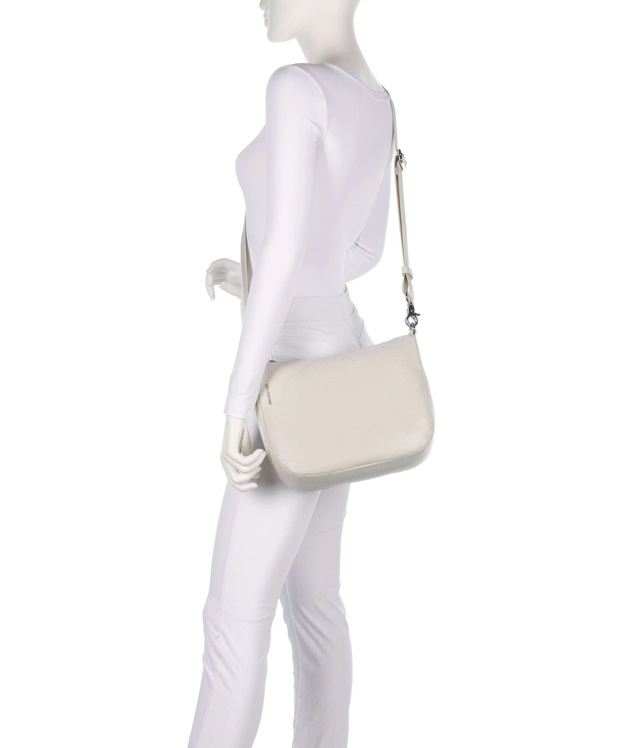 Mandarina Duck Mellow Leather Torba przez ramię cashmere - Image 3