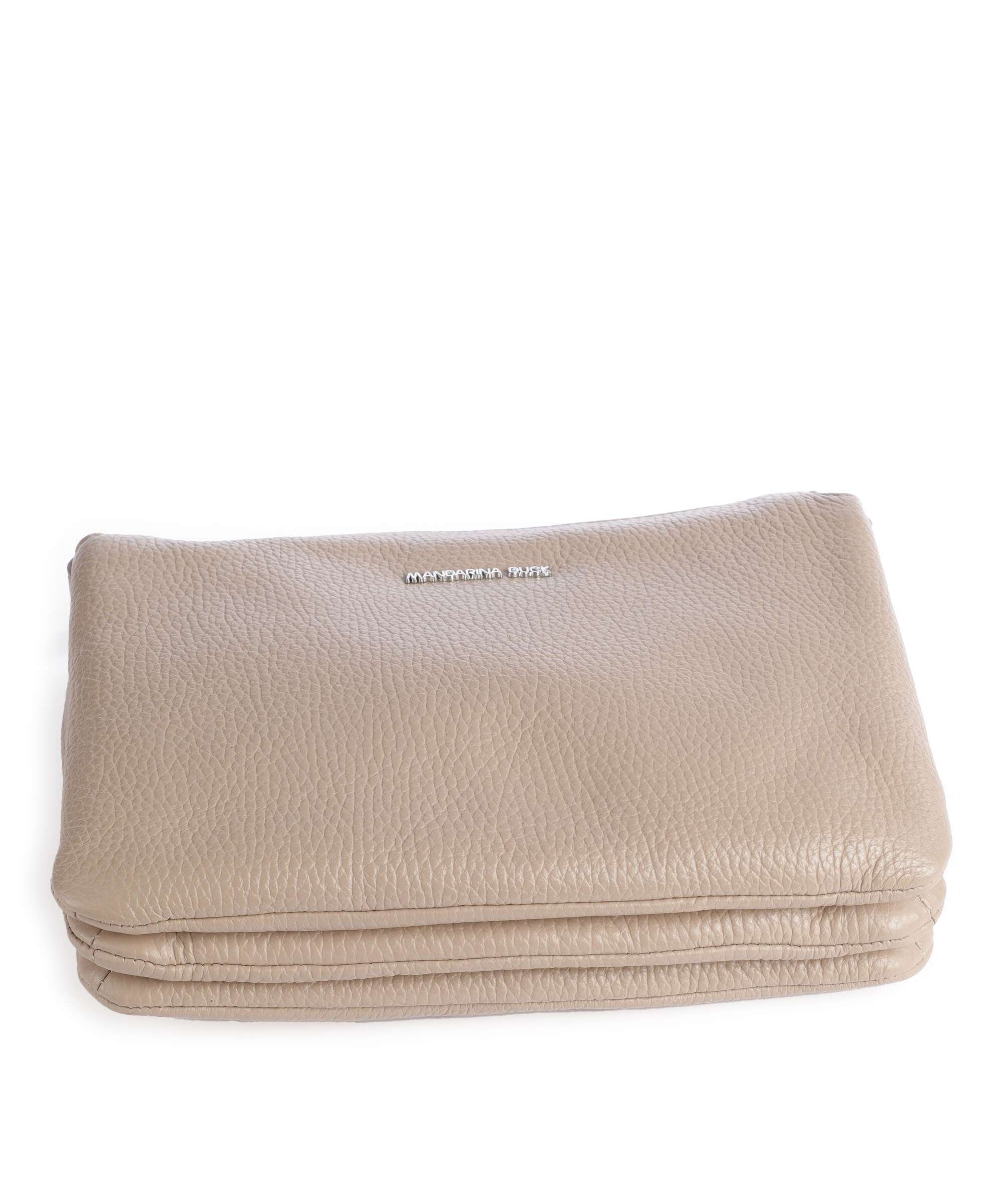 Mandarina Duck Mellow Leather Torba przez ramię warm taupe - Image 5