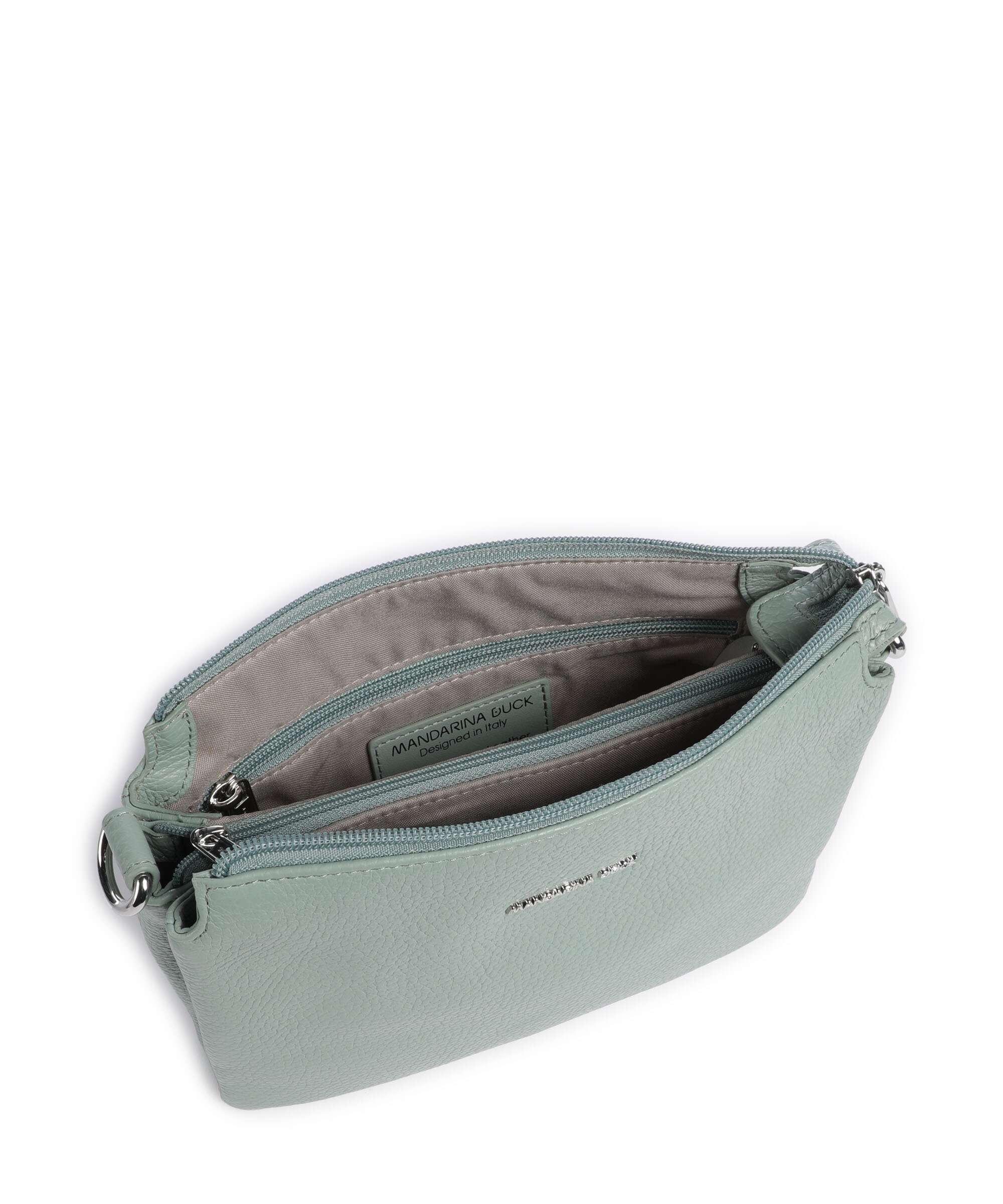 Mandarina Duck Mellow Leather Torba przez ramię iceberg green - Image 6