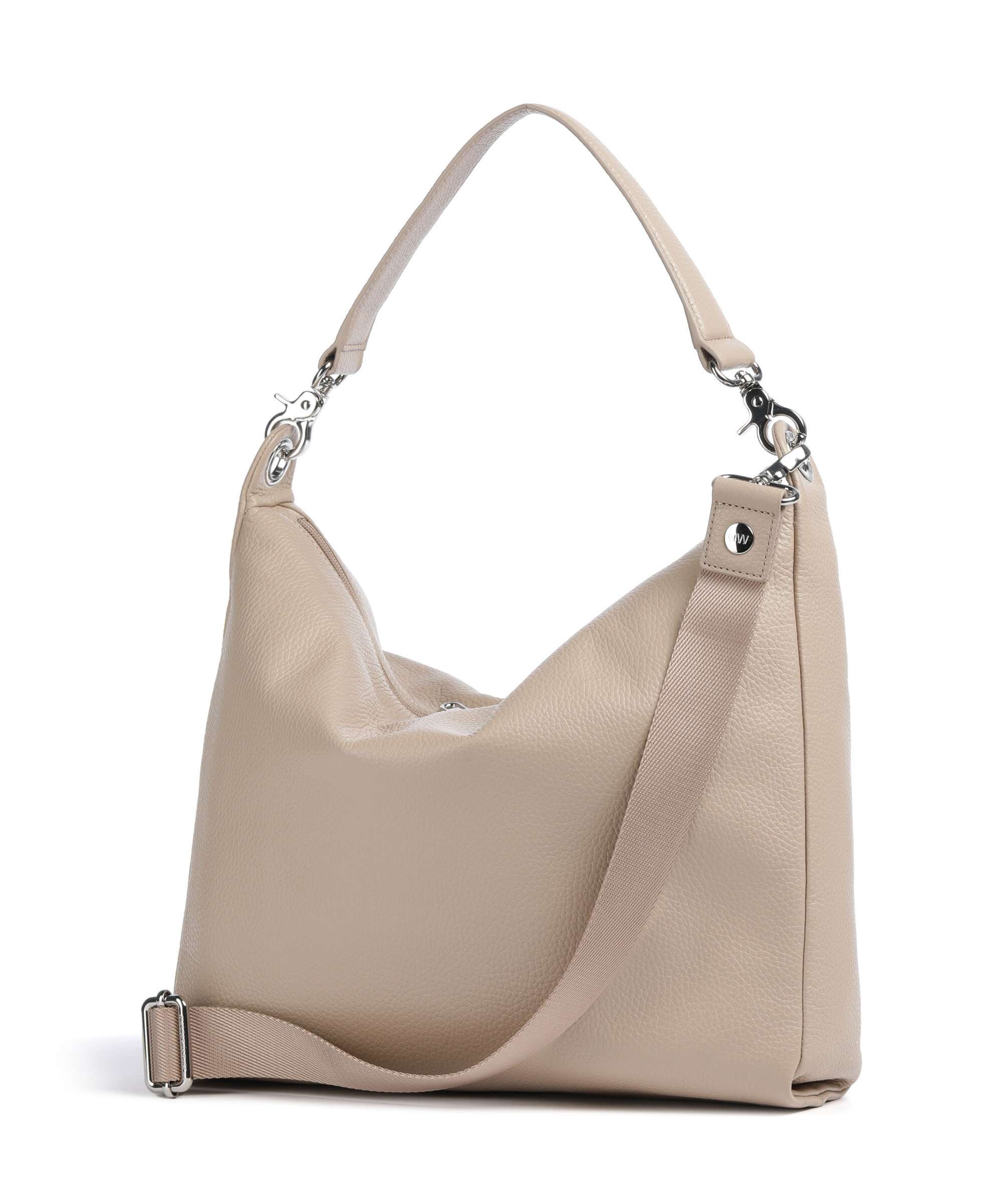 Mandarina Duck Mellow Leather Torebka worek warm taupe - Image 2