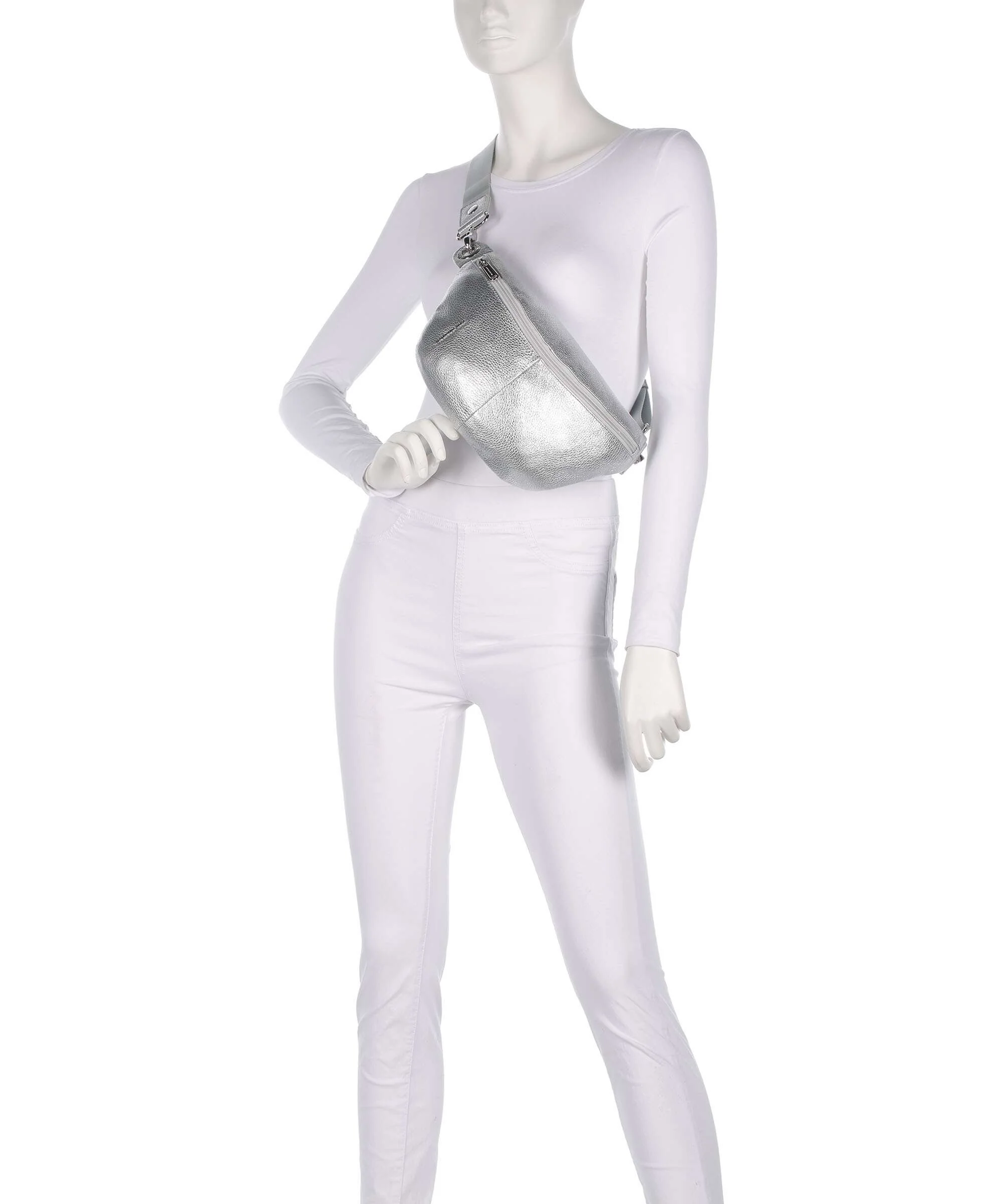 Mandarina Duck Mellow Metal Saszetka nerka silver - Image 3