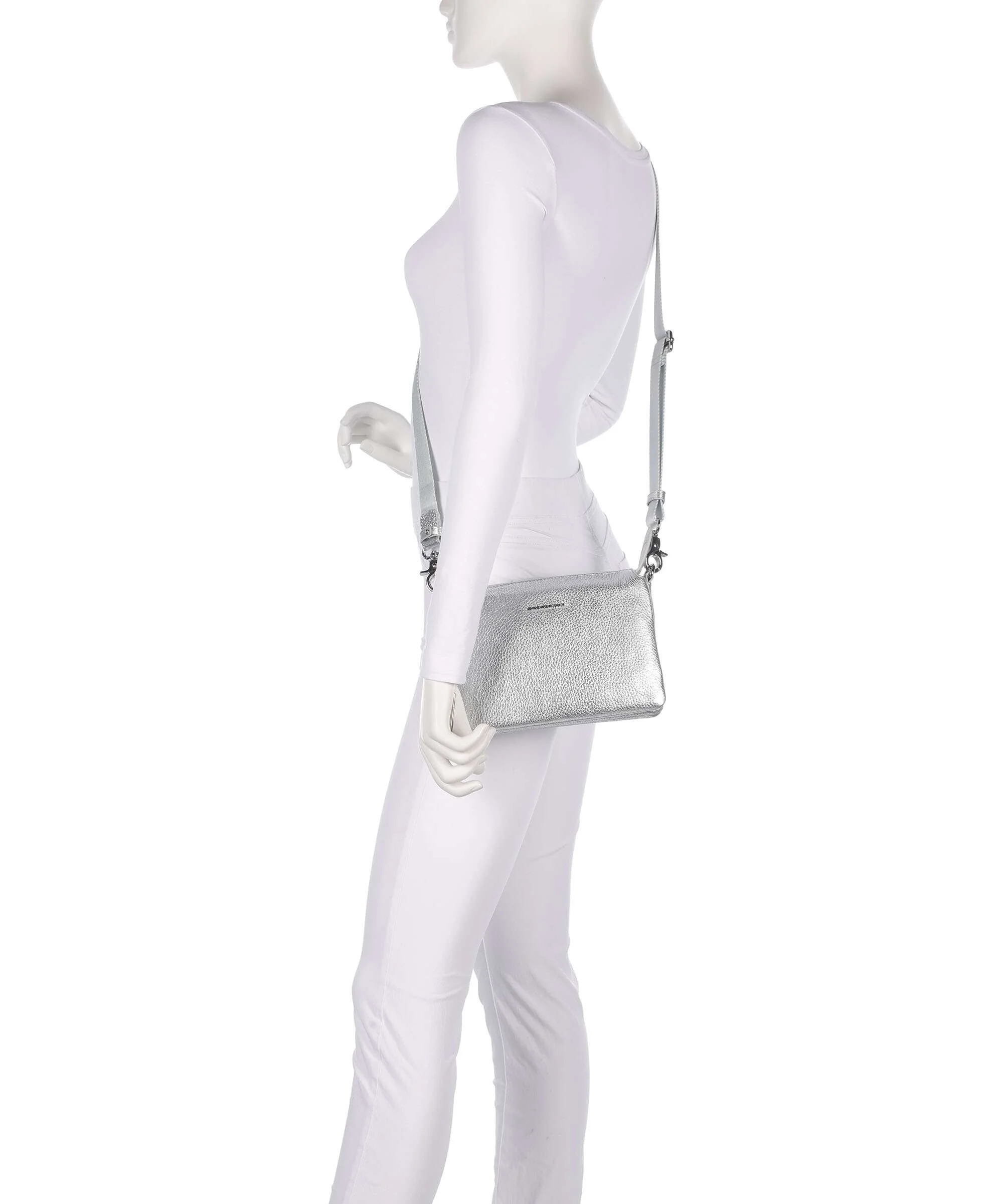 Mandarina Duck Mellow Metal Torba przez ramię silver - Image 3