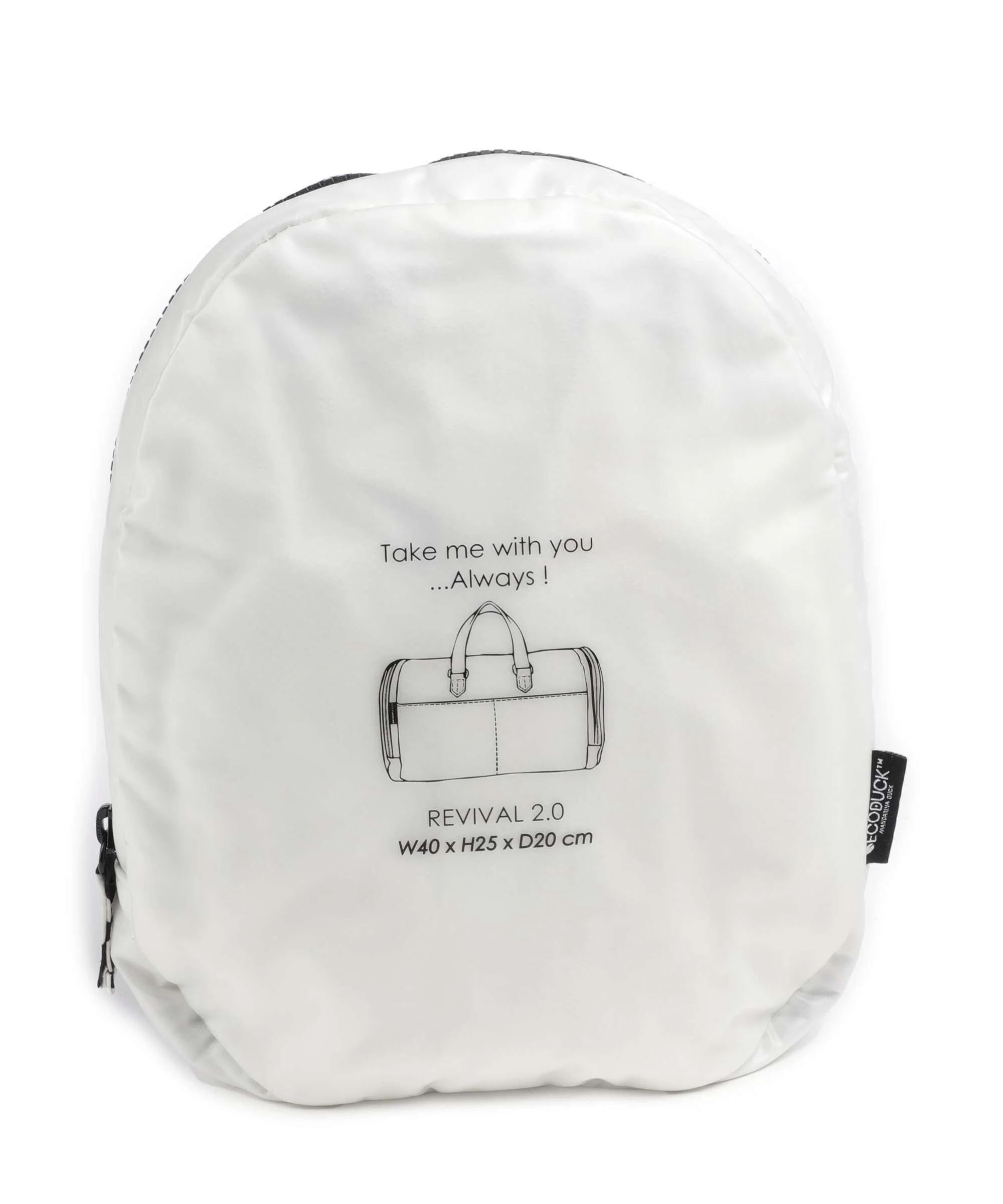 Mandarina Duck Revival Moire Torba weekendowa moire - Image 5