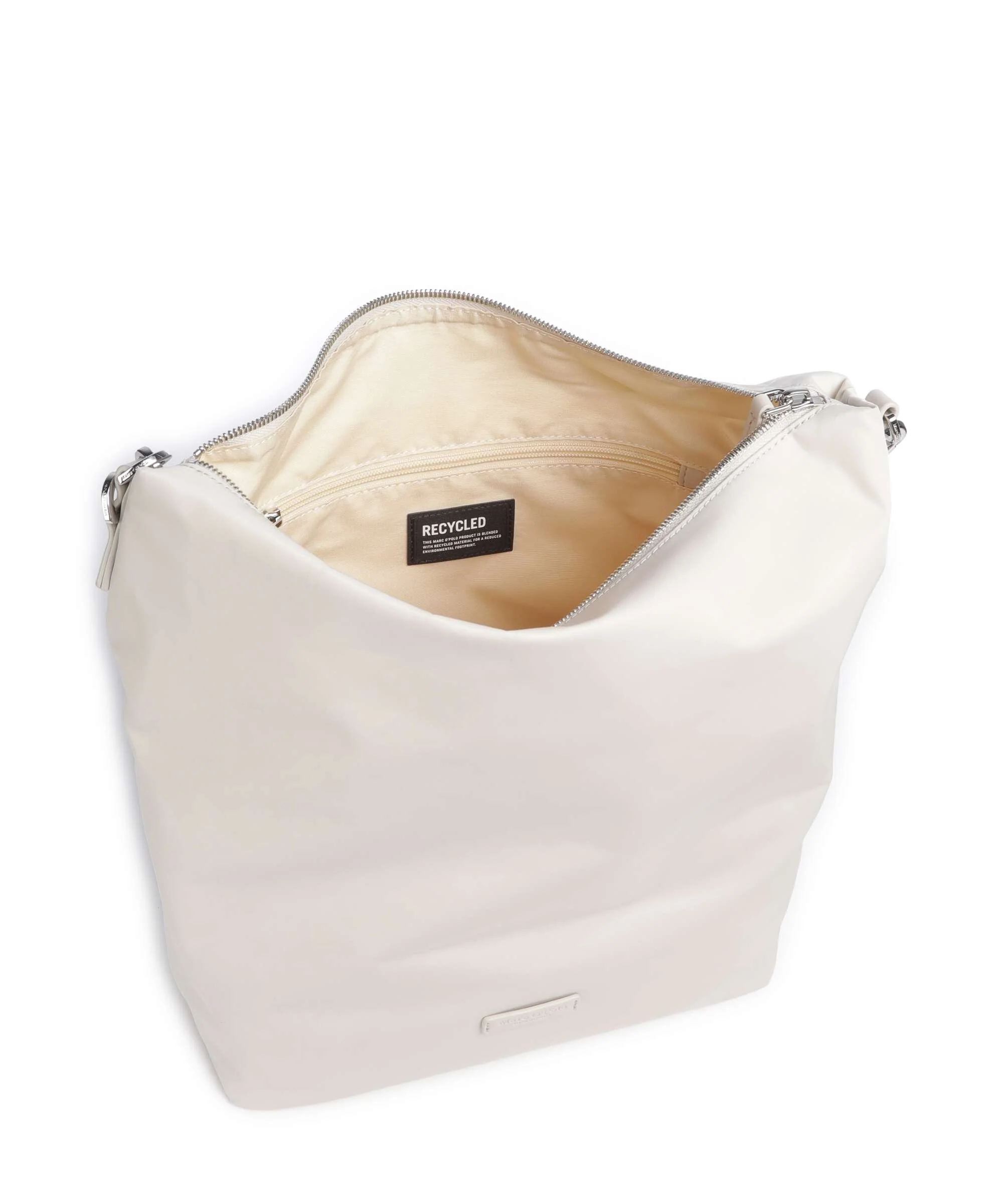 Marc O'Polo Amelie M Torebka worek grey silk - Image 6