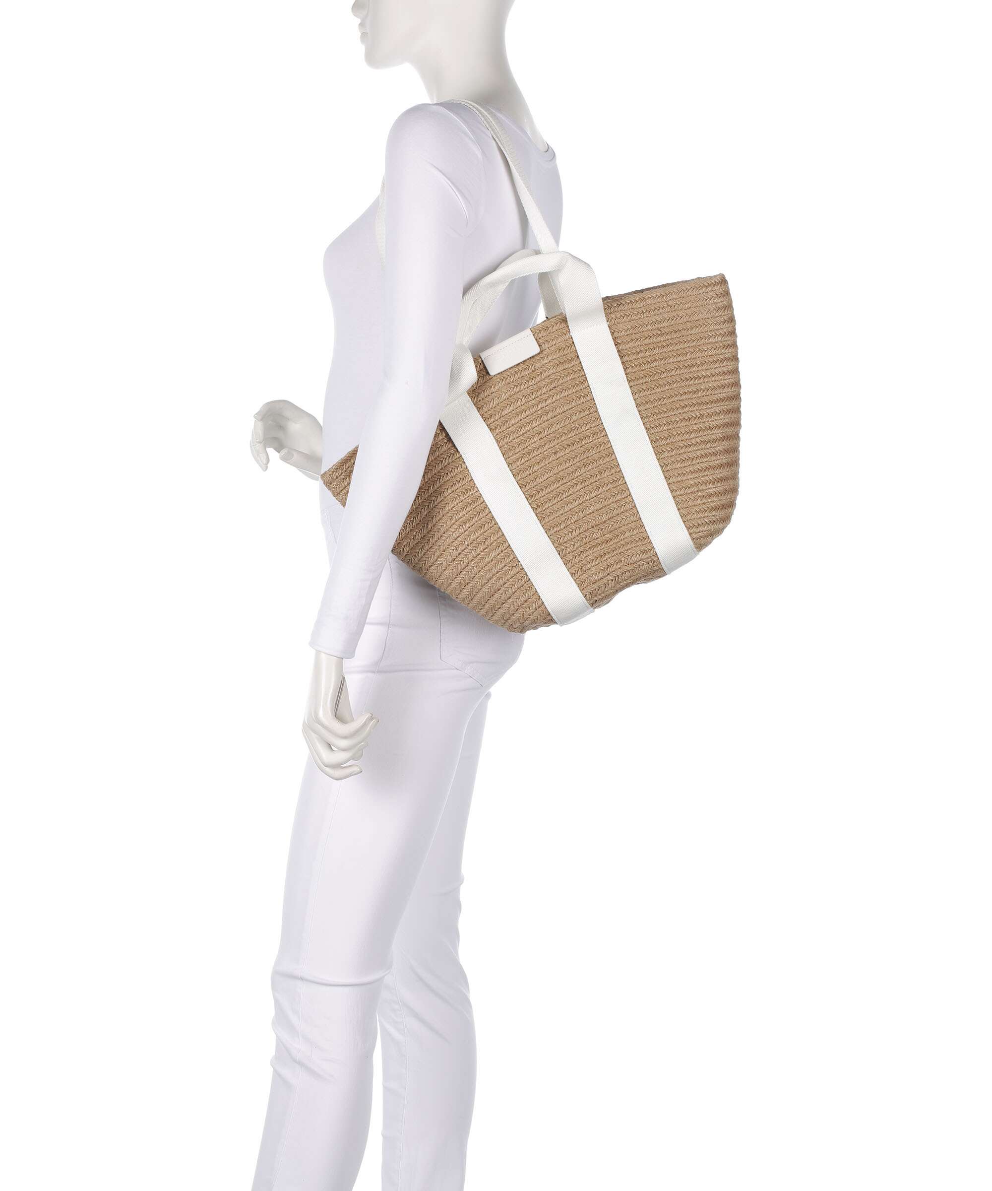 Marc O'Polo Marte Torba na zakupy white cotton - Image 3