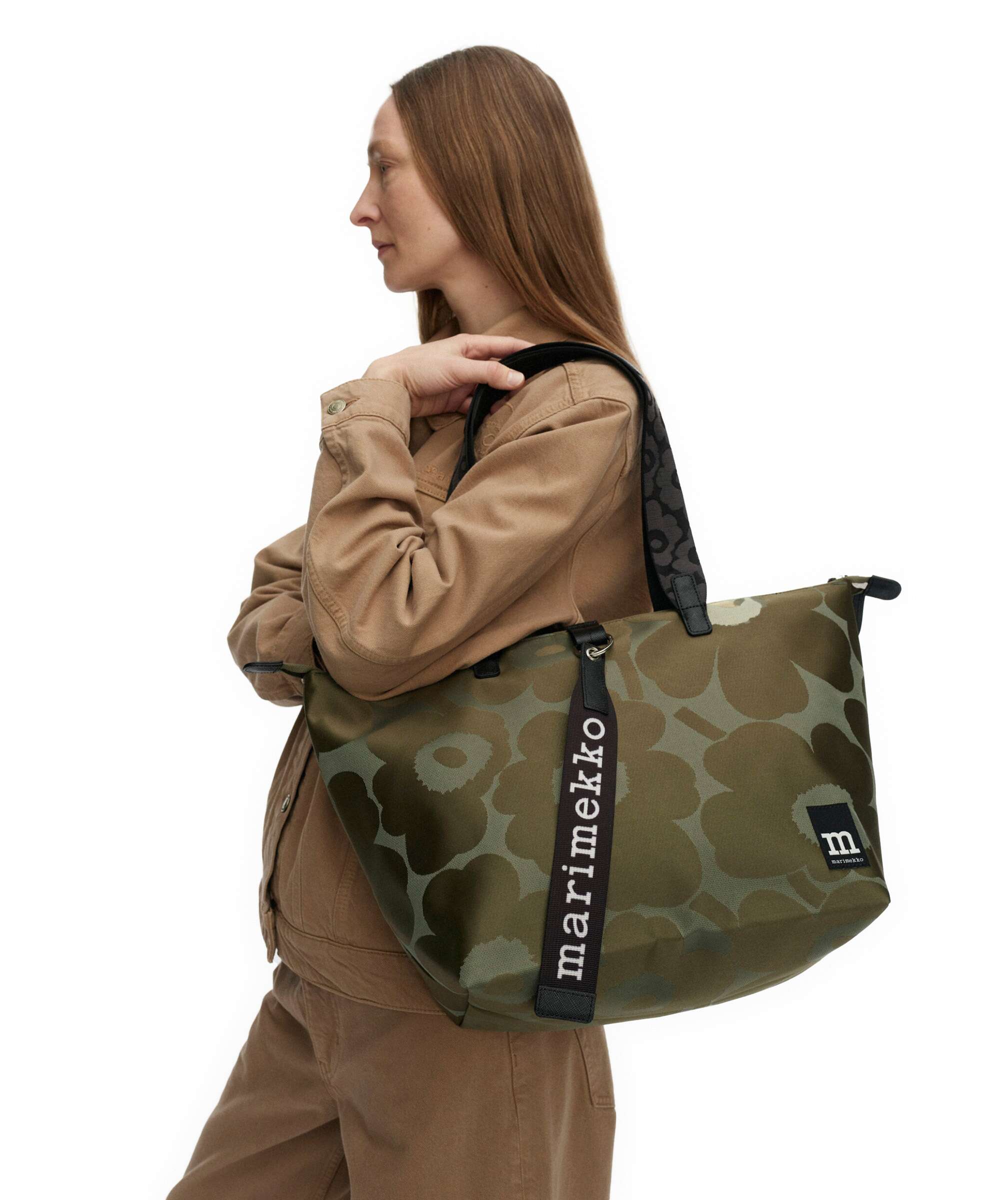 Marimekko All Day Unikko Torba na zakupy green/light green - Image 3