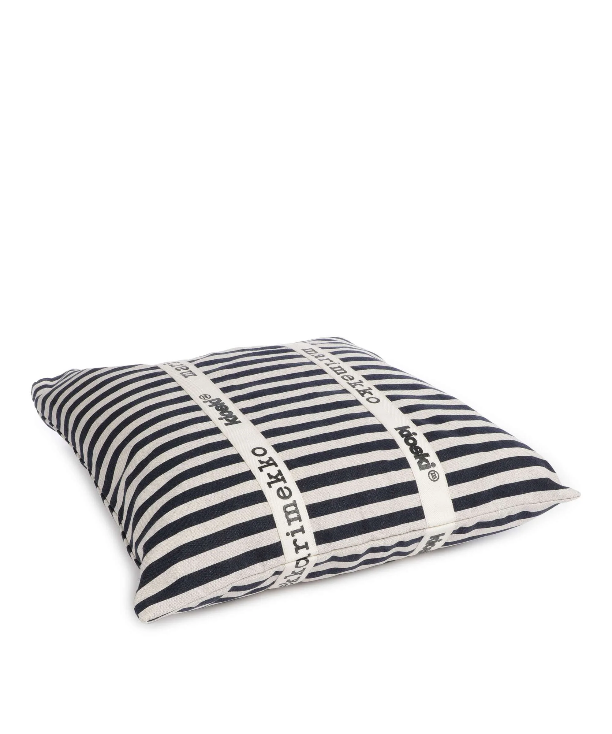 Marimekko Carrier Tasaraita Midi Torba na zakupy cotton/dark navy - Image 5