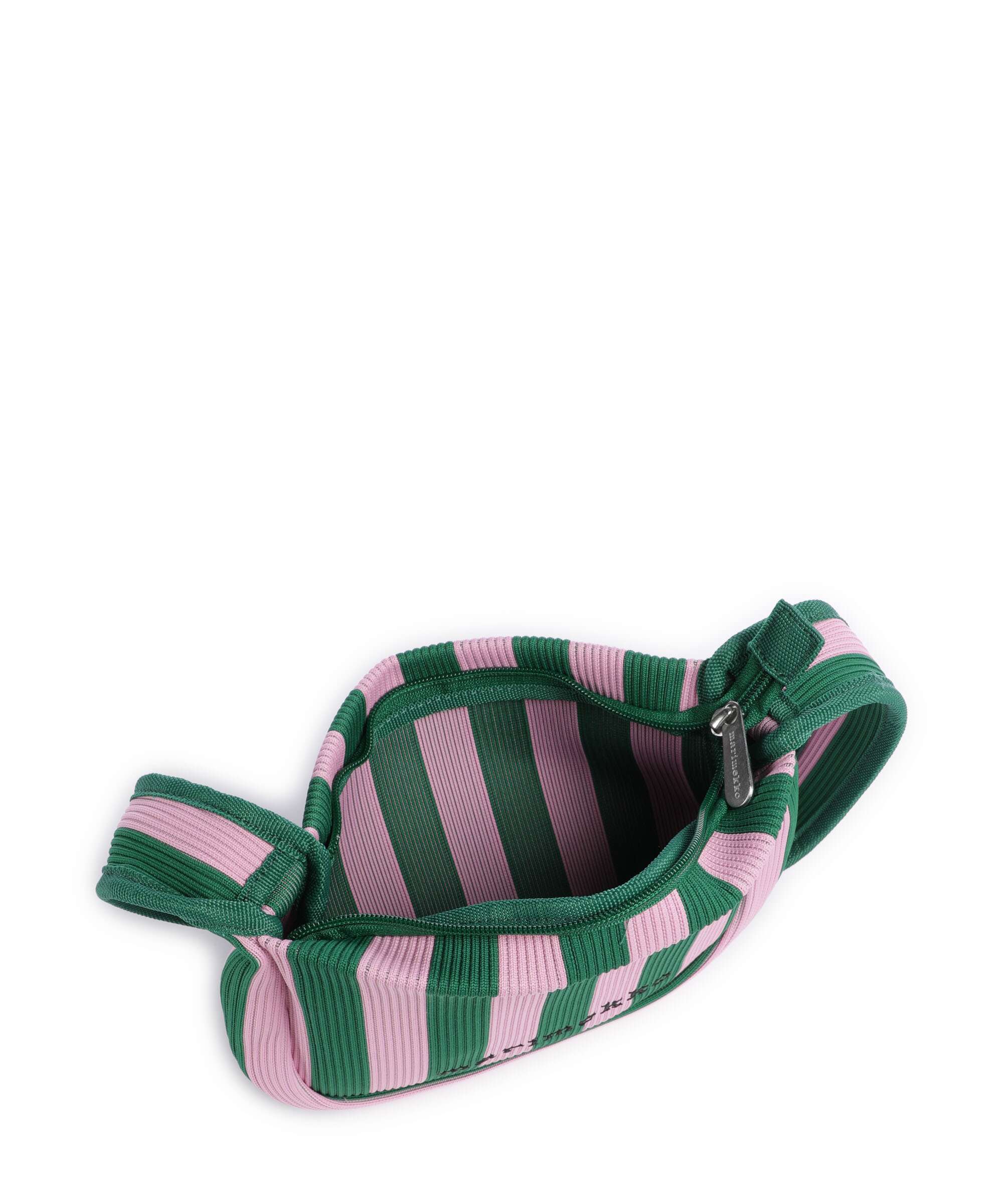 Marimekko Knitted Merirosvo Torba na ramię pink/dark green - Image 5