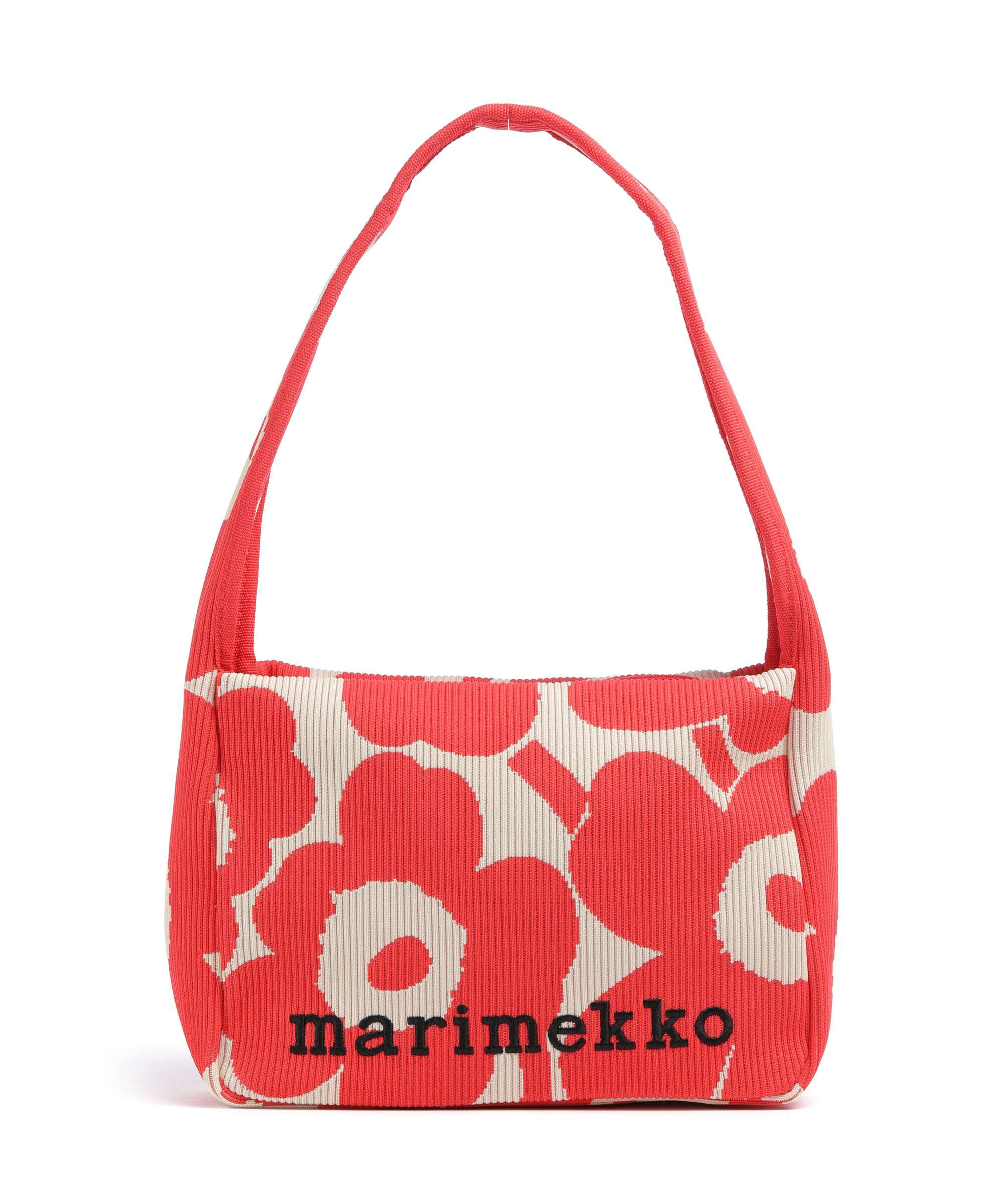 Marimekko Knitted Unikko Torba na ramię pink/beige
