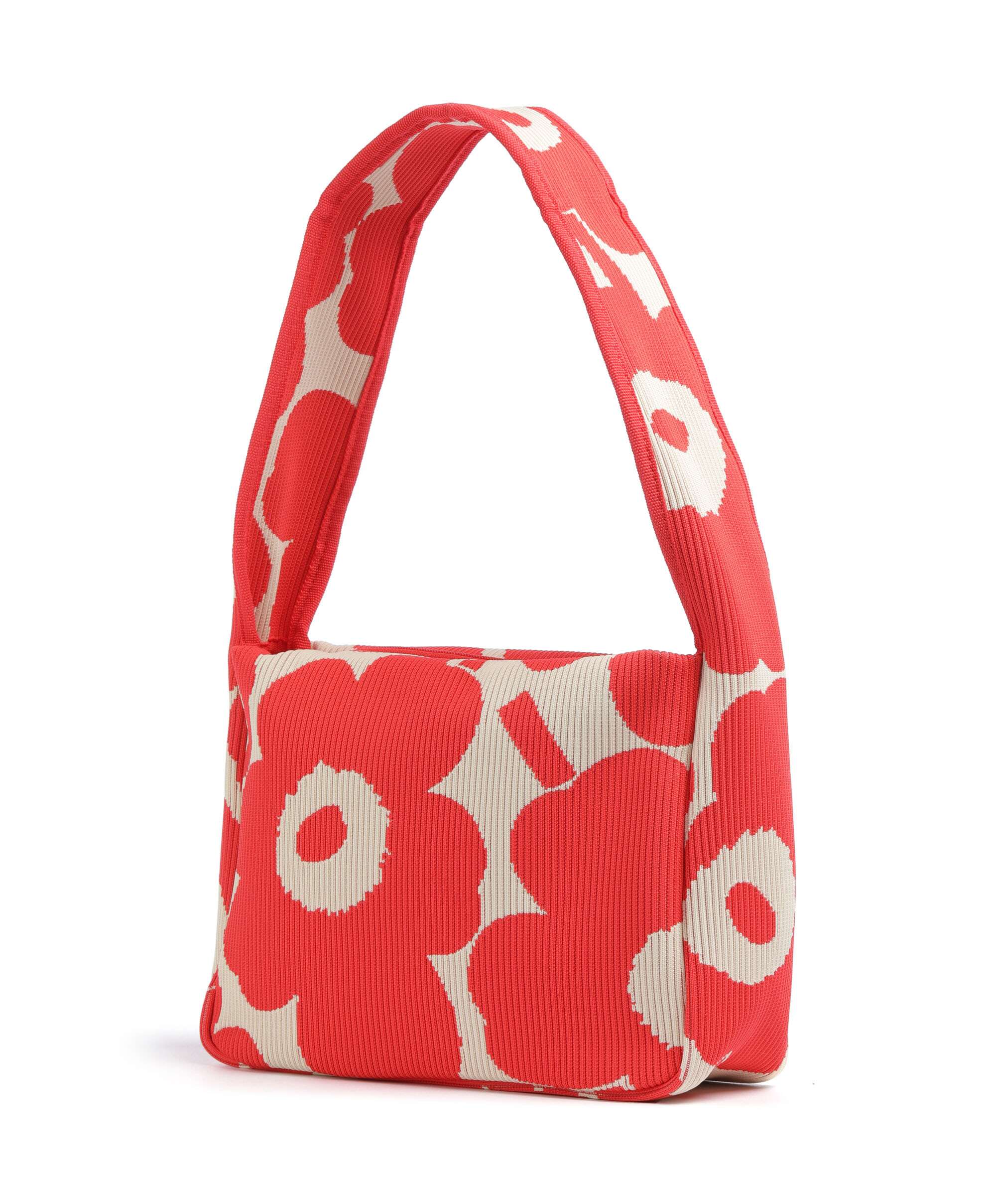 Marimekko Knitted Unikko Torba na ramię pink/beige - Image 2