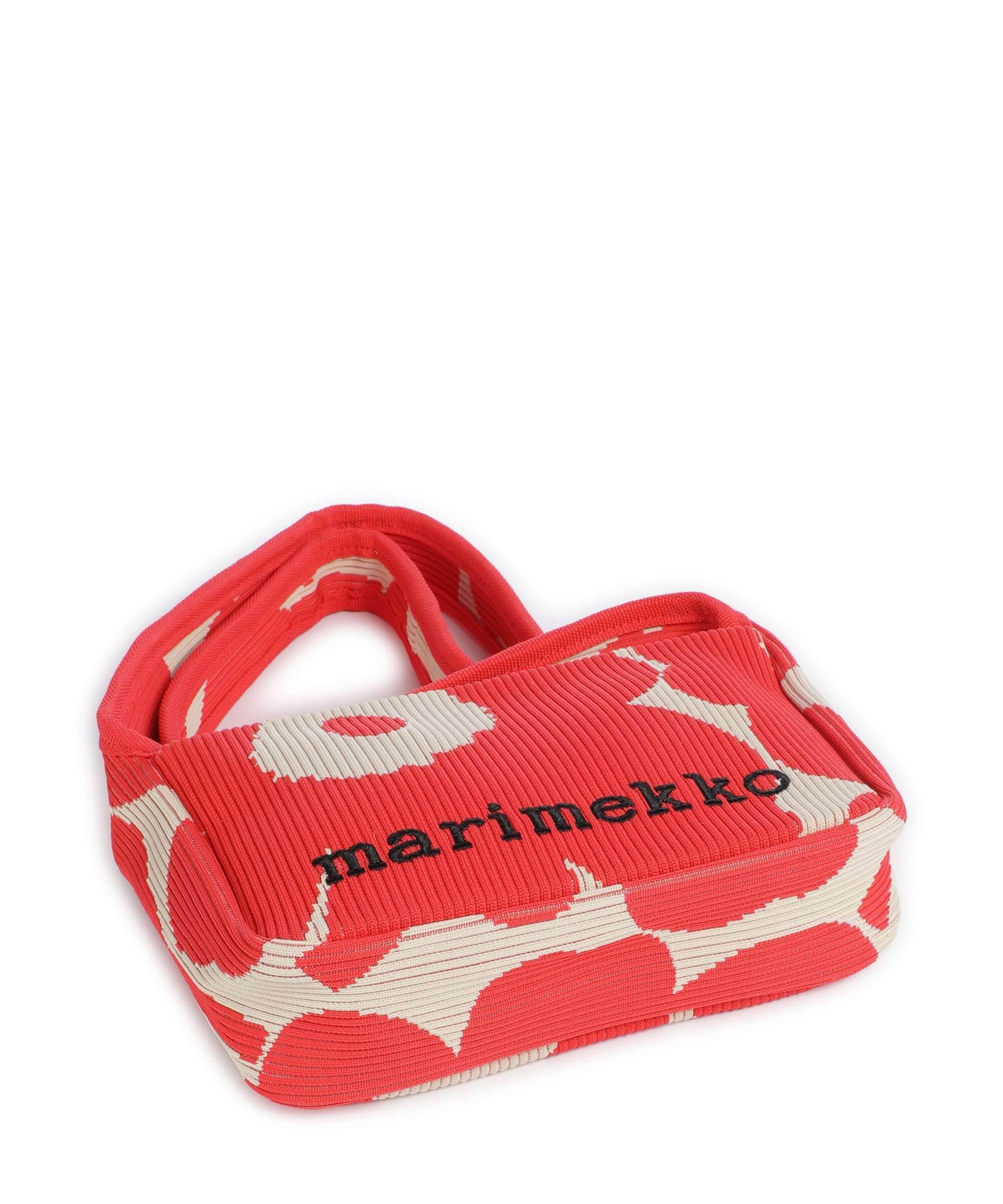 Marimekko Knitted Unikko Torba przez ramię pink/beige - Image 5