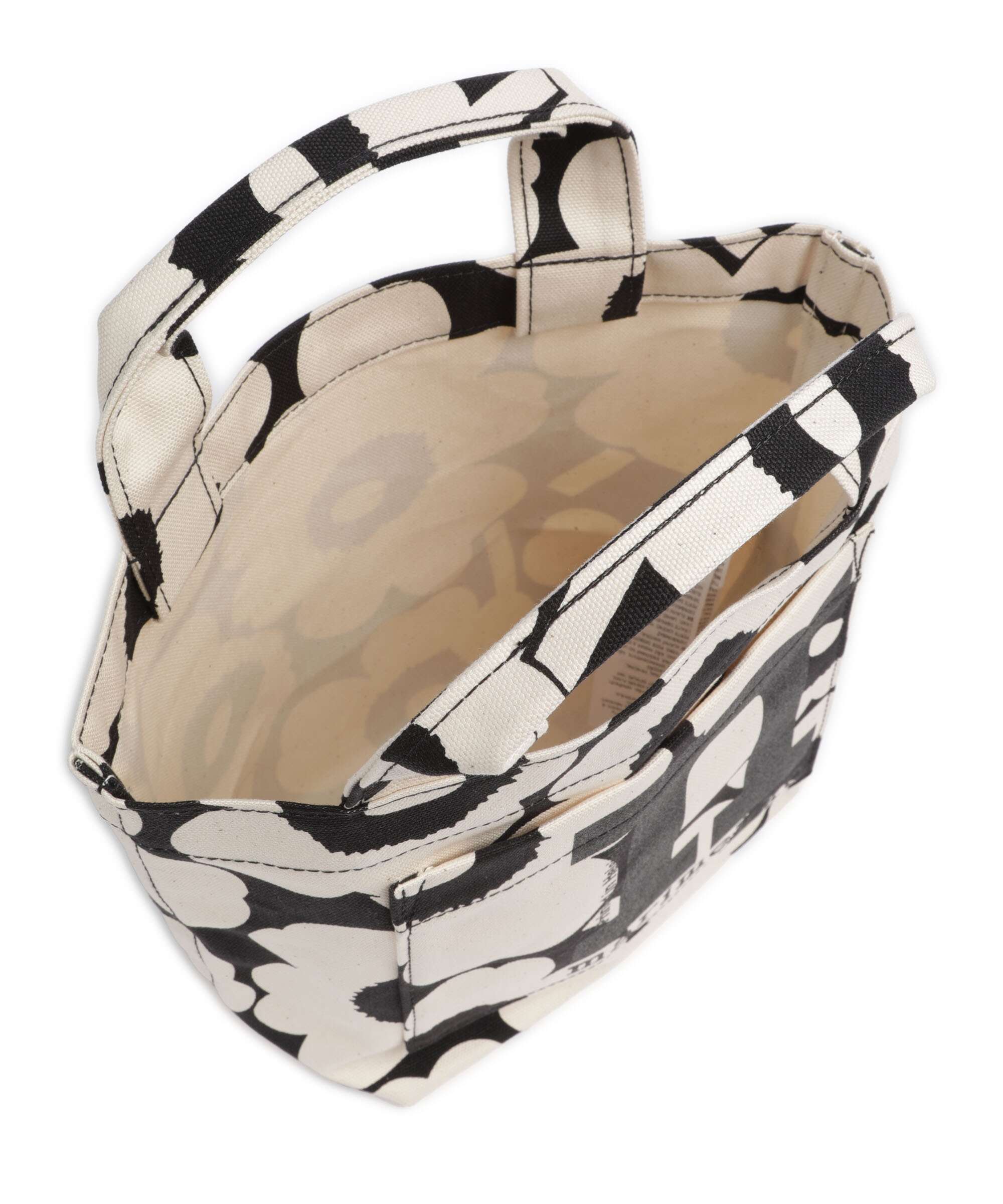 Marimekko Mono Unikko Mini Torebka cotton/black - Image 6