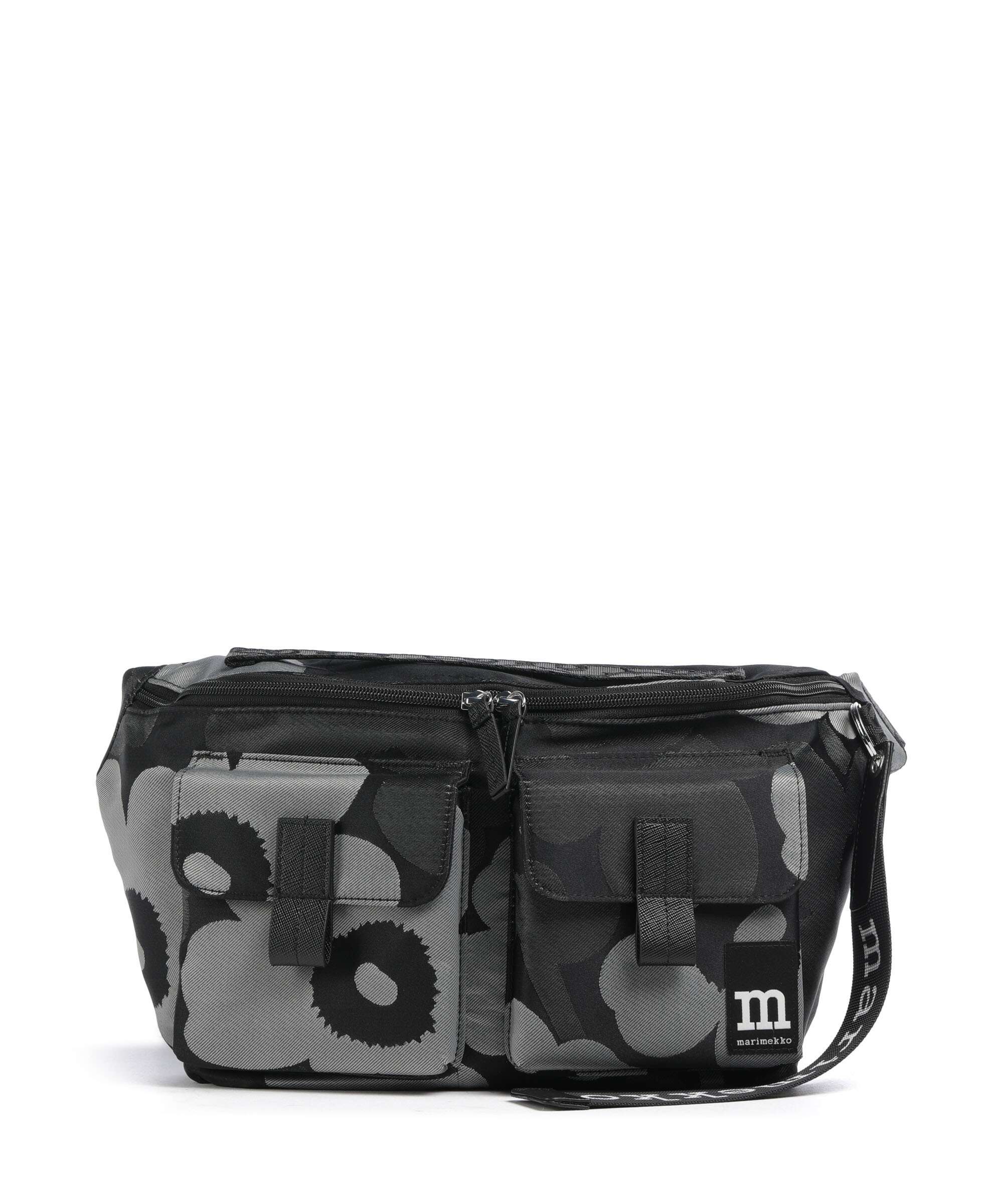 Marimekko Unikko M Torba przez ramię grey/dark grey/black