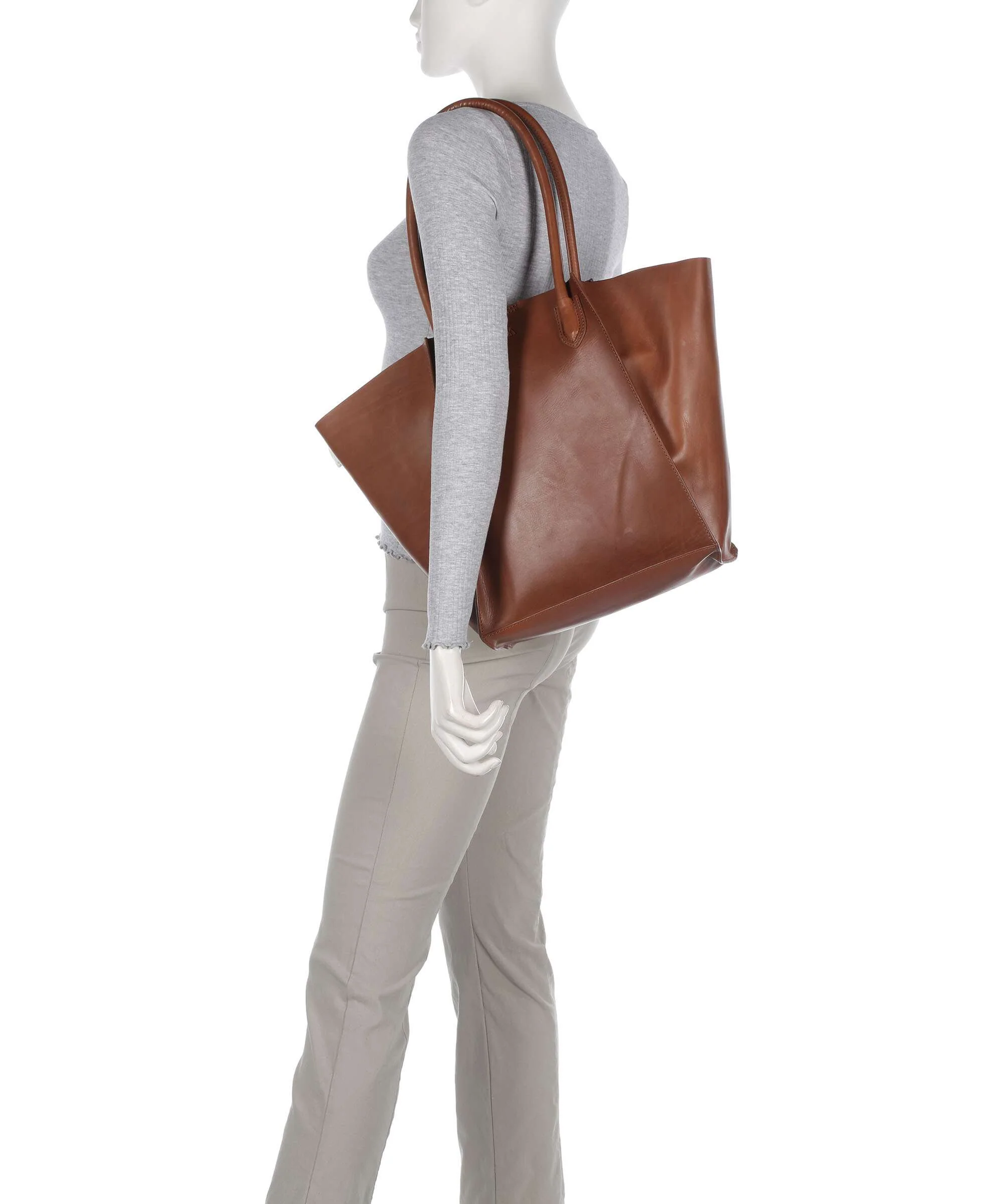 Markberg Ilsa Torba na zakupy chestnut - Image 3