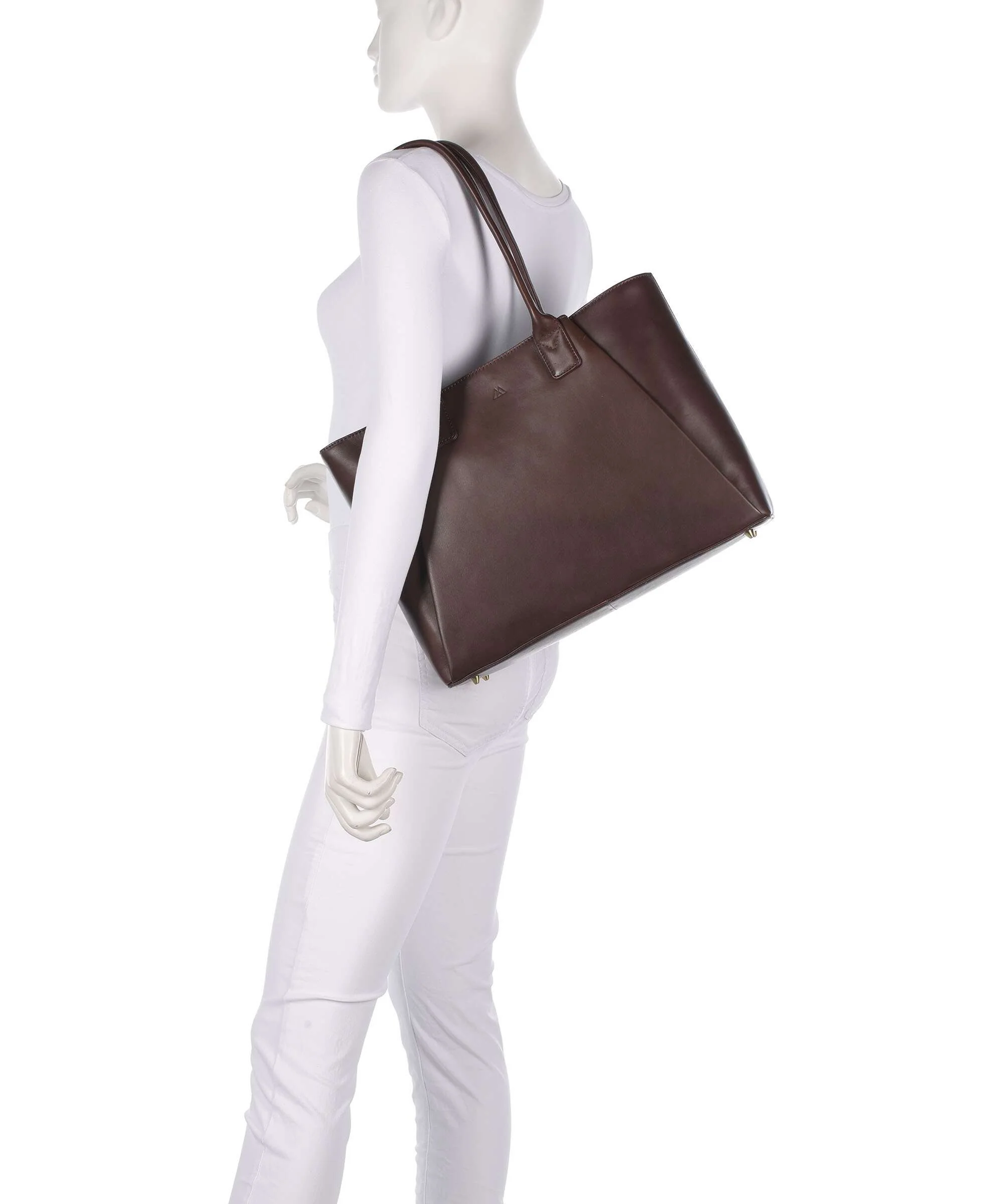 Markberg Saya Torba na zakupy dark brown/gold - Image 3