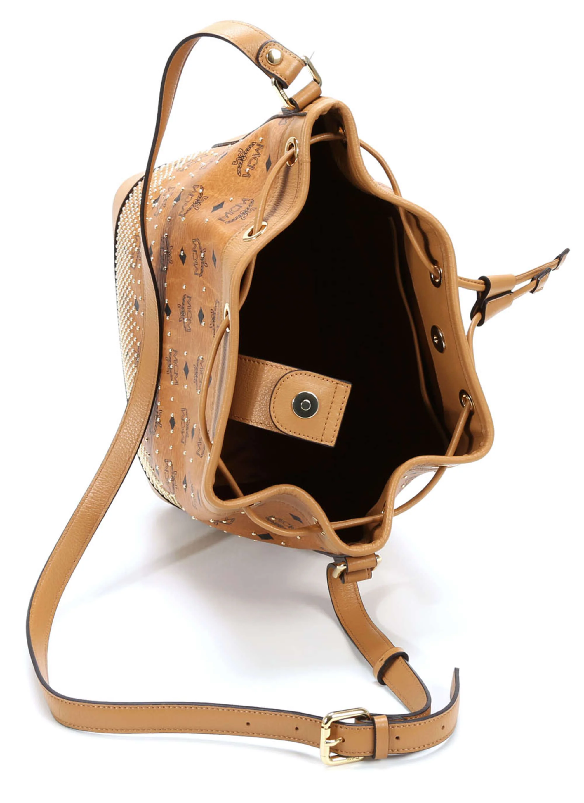 MCM Torebka worek cognac - Image 5