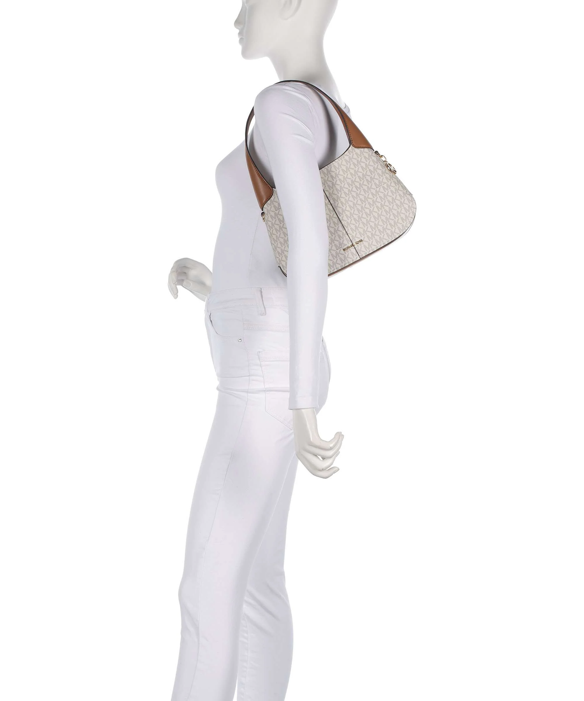 Michael Kors Alice Small Torba na ramię vanilla/acorn - Image 3
